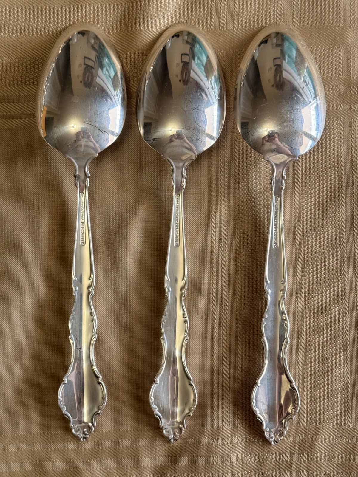 International Deep Silver Silverware Set Some Pieces Missing