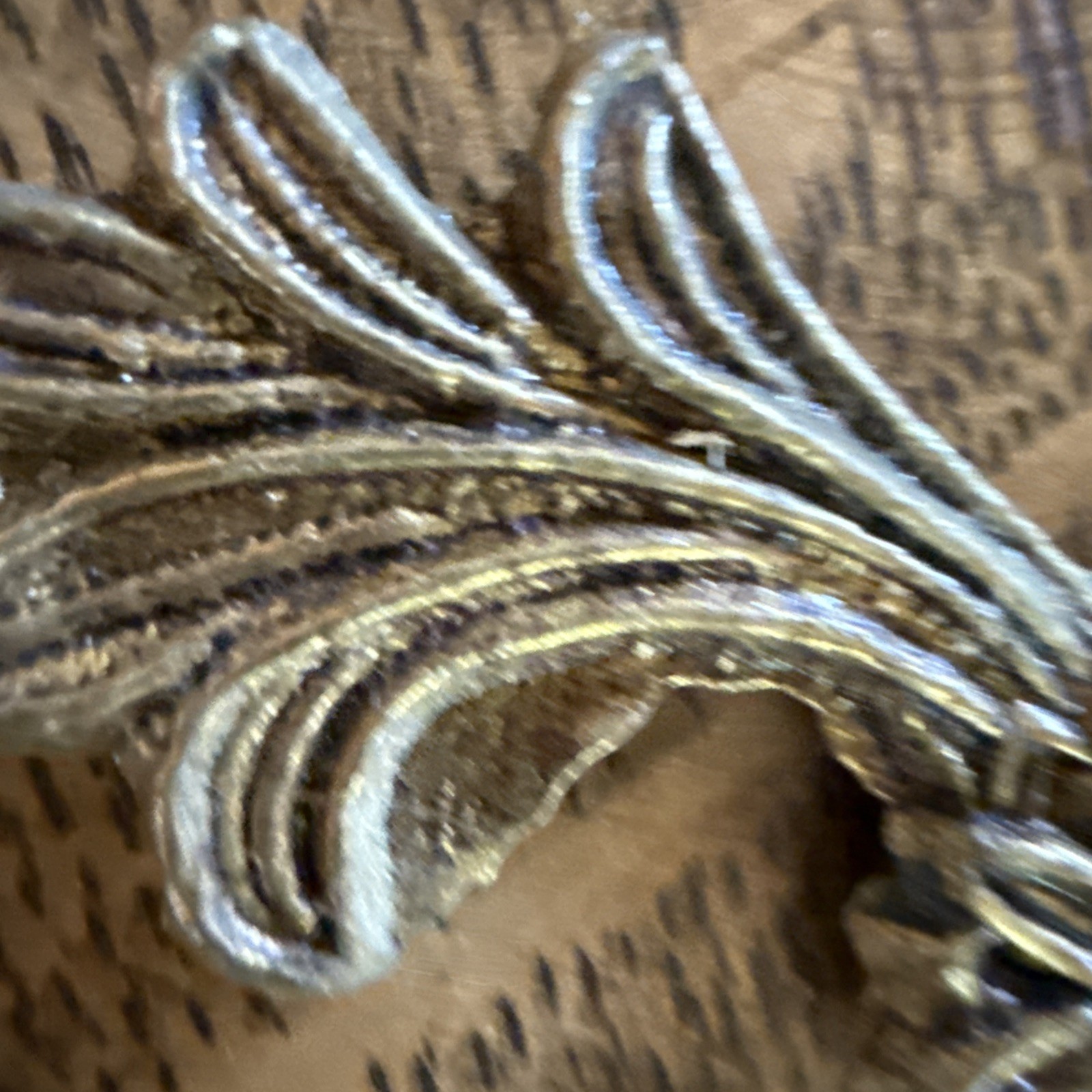 Vintage Brass Salvage Hardware Pieces Unknown Origin Lot Of 7 (4×3) 2.2oz. Each