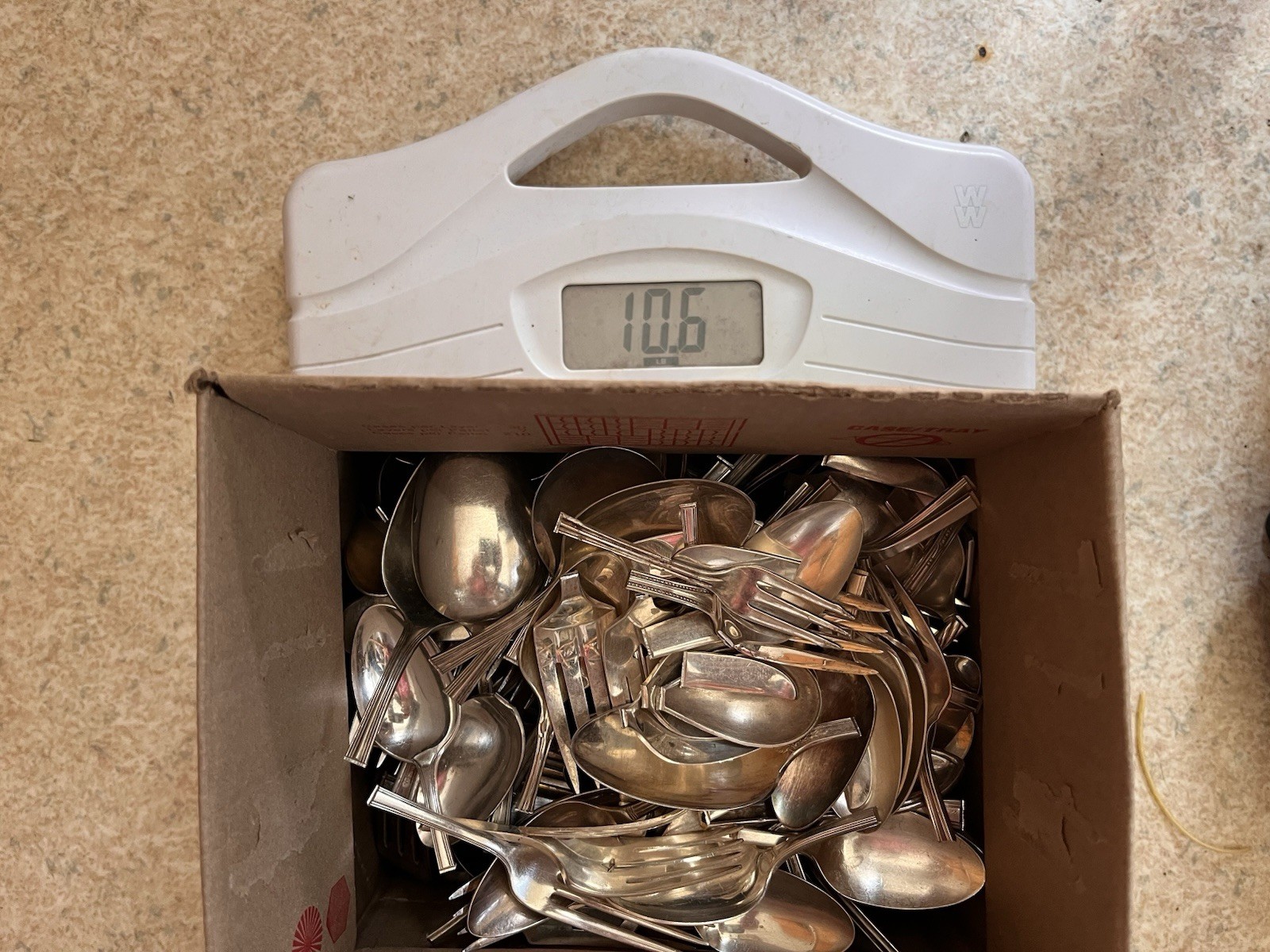 Silver Plated Scrap 10+ Pounds Silverware Parts Only