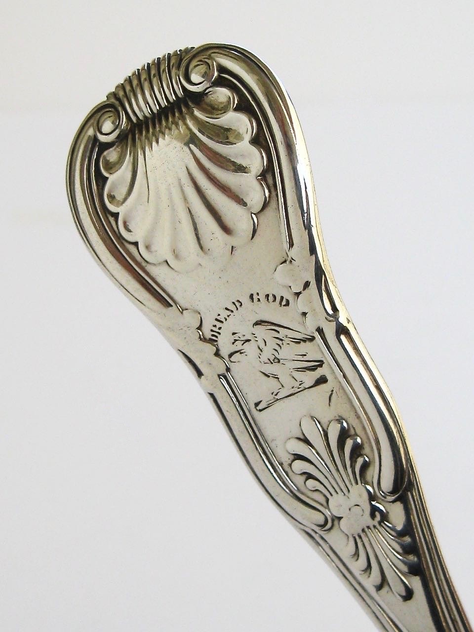 Rare 1821 Scottish Sterling Silver Cheese Spoon Stilton Scoop – Clan Munro!