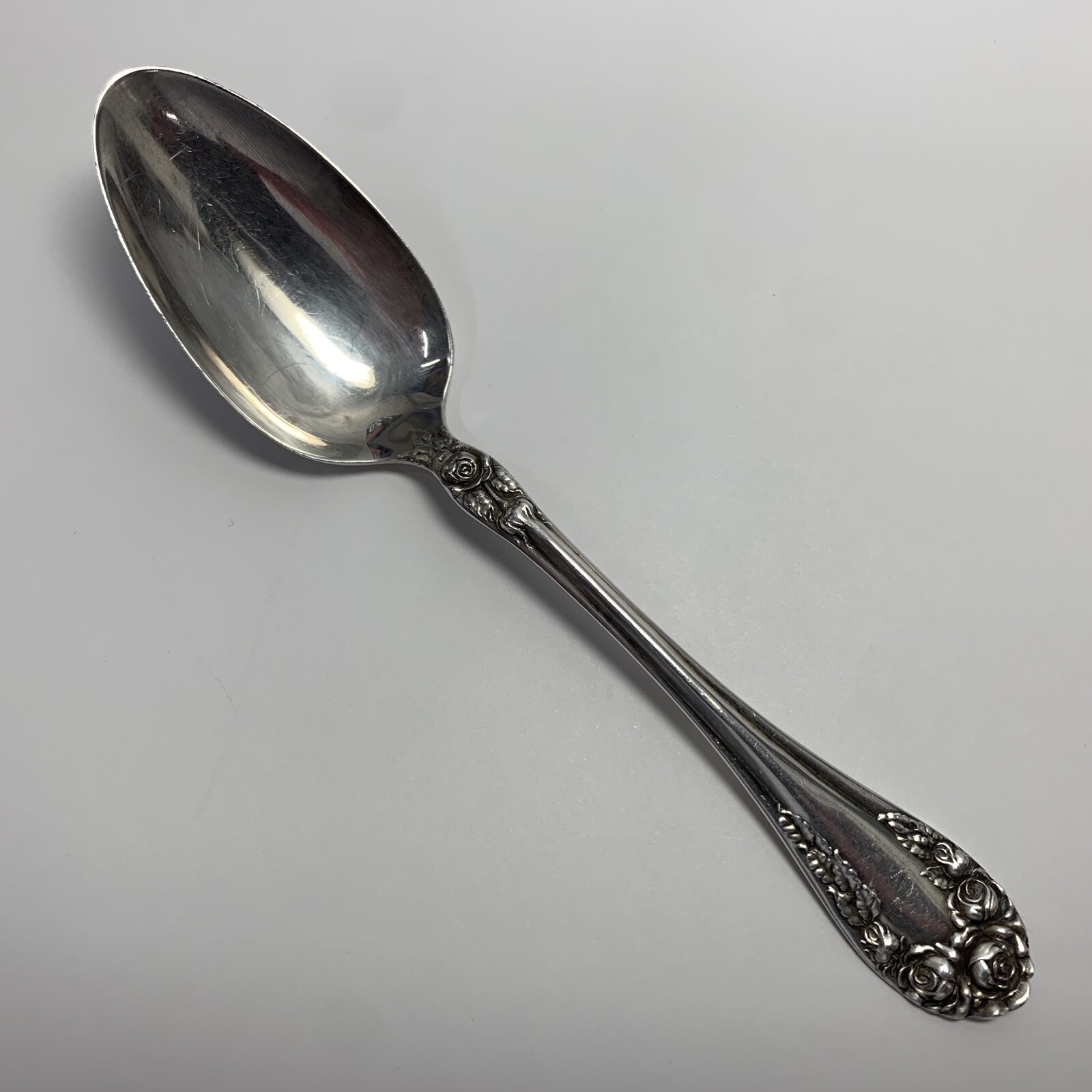 Wallace Sterling Flatware, Rose, Small Teaspoon, 5 3/8 inches