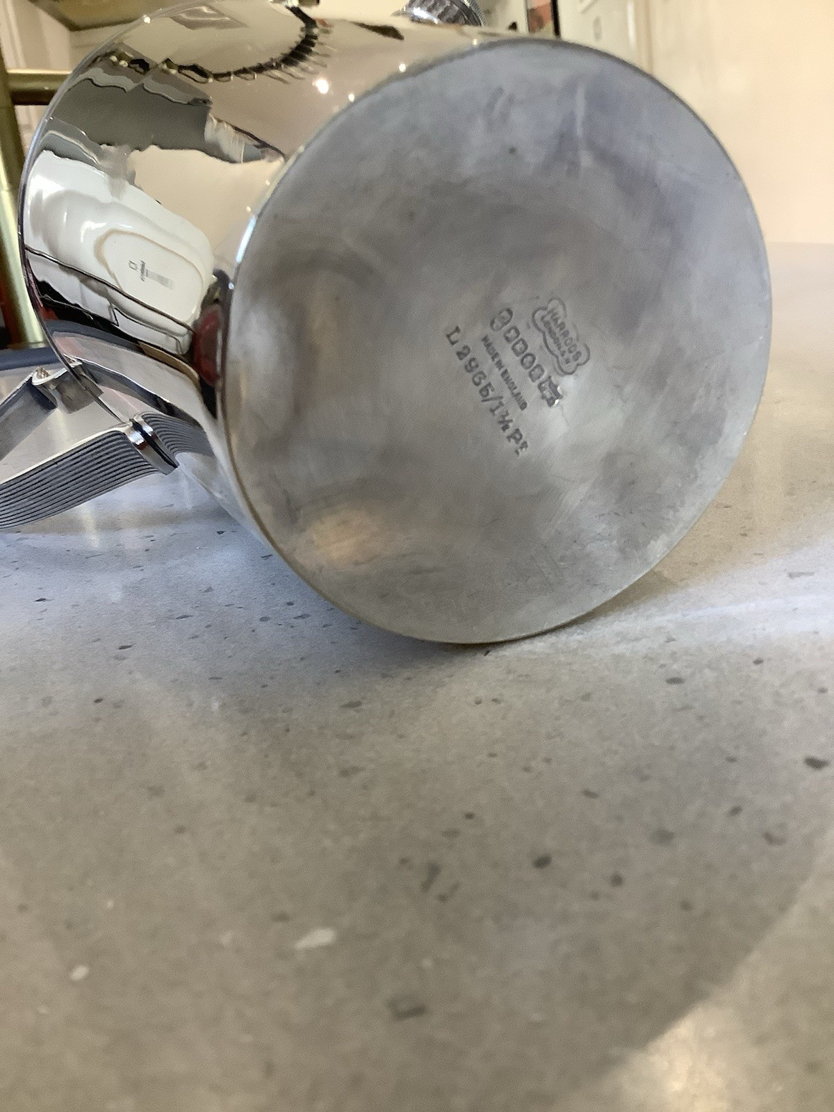 Antique Classic Art Deco Silver Plated Cocktail Shaker. Harrods. 1920s