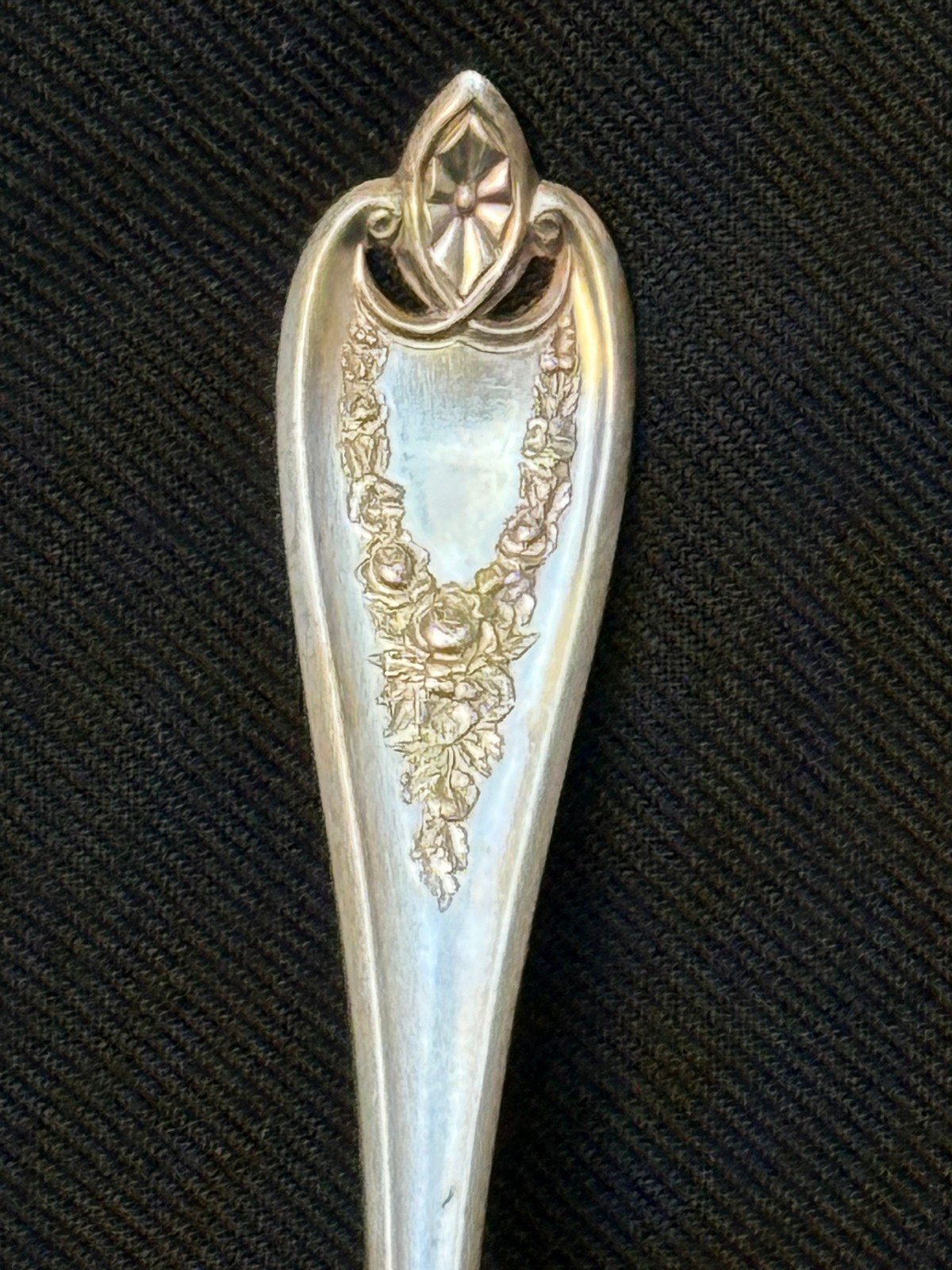 1847 Rogers Bros Old Colony Silverplate Flatware Spoon Fork Serving Set of 3