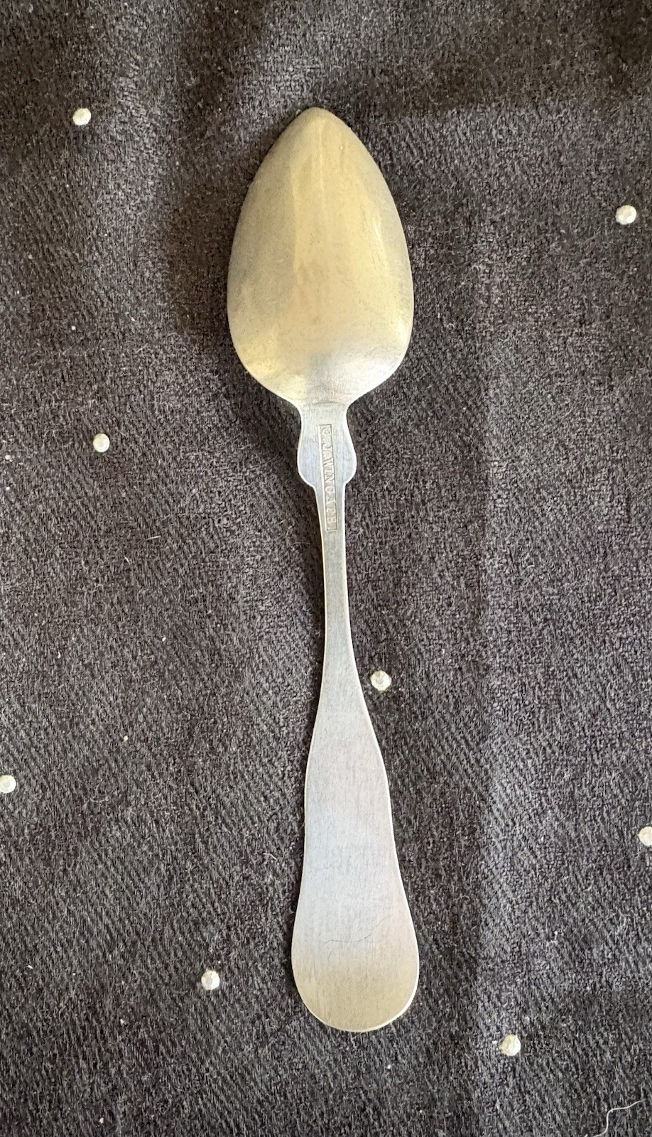C. J. Wingate .900 Coin Silver Spoon 5.75 in