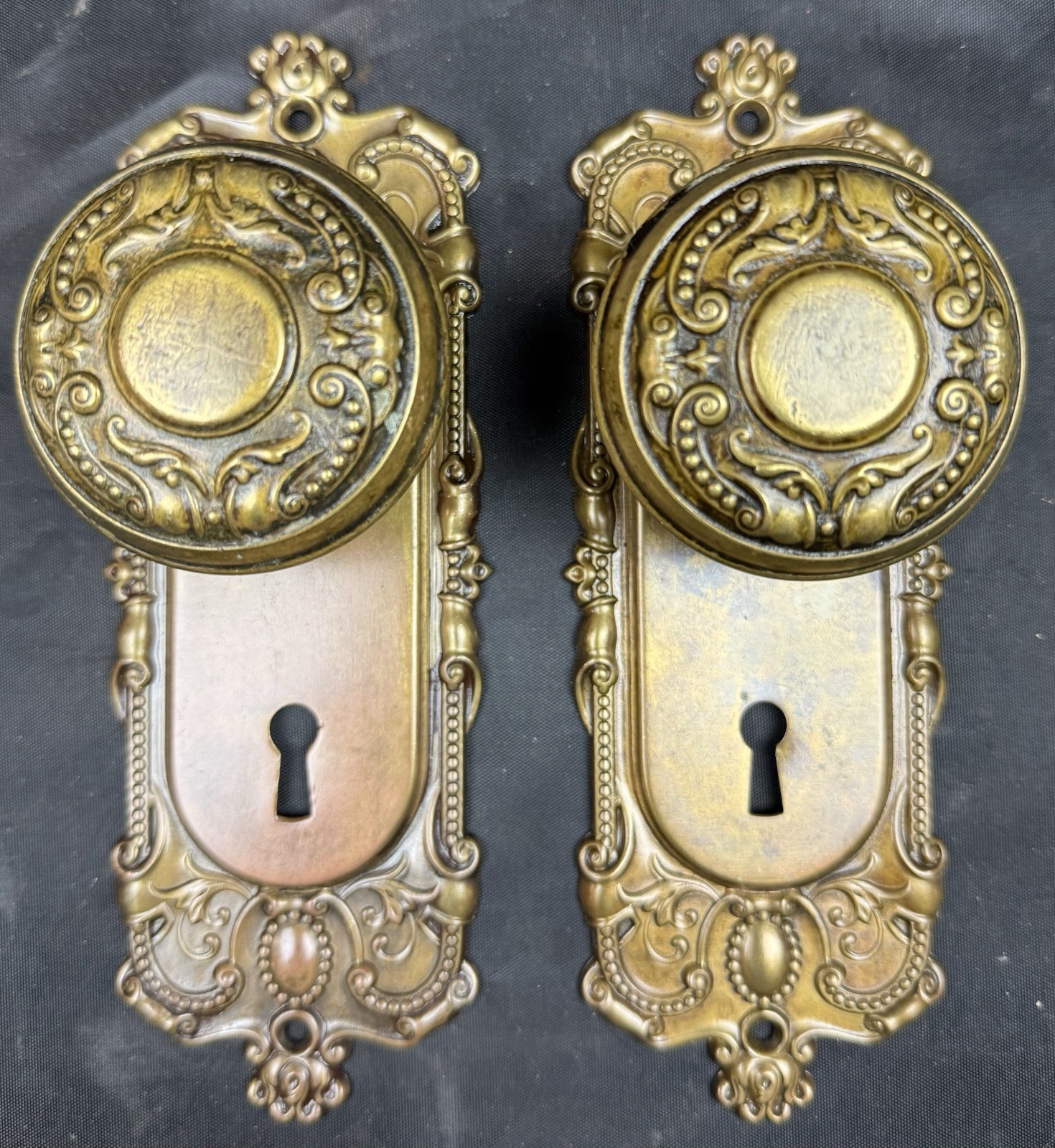 Corbin 1905 Holland Victorian Passage Set Brass F-22400 1 Of 12 Sets