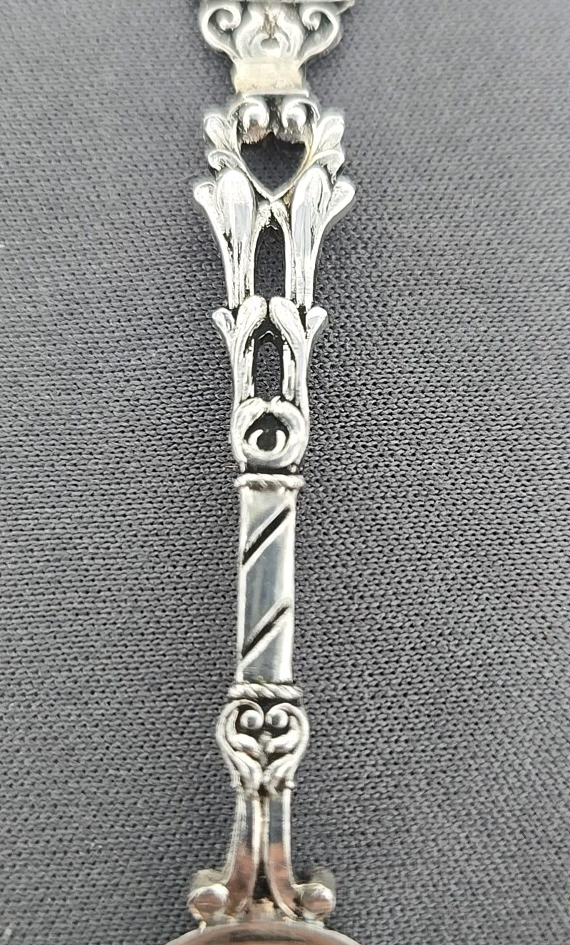 Set 2 Vintage Italy 800 Silver Souvenir Souvenir Demitasse Spoons