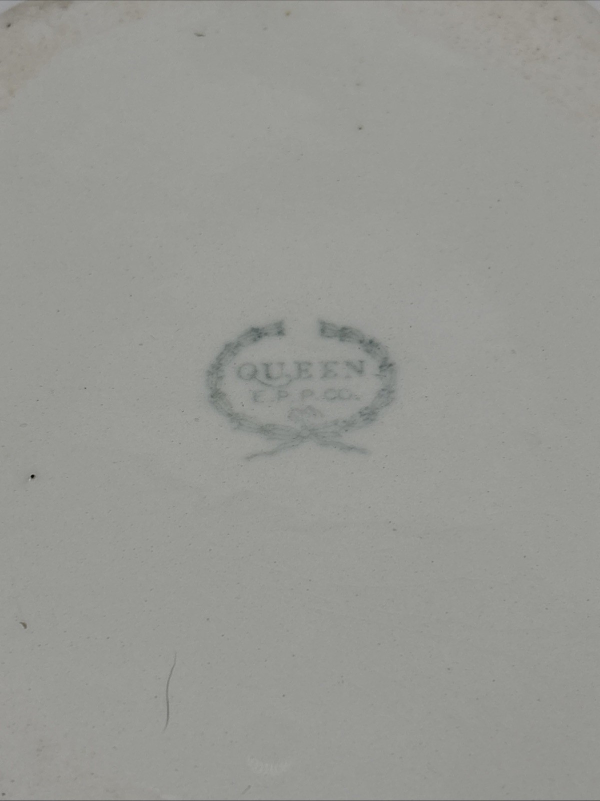 Antique E.P.P. Co East Palestine Pottery “Queen” Covered Ceramic Dish Circa 1890