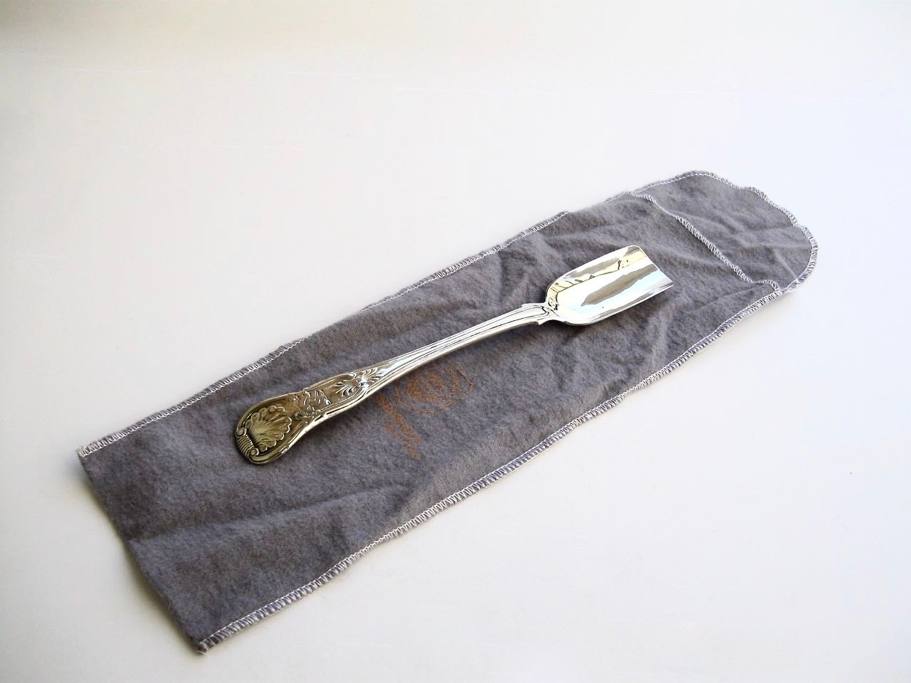 Rare 1821 Scottish Sterling Silver Cheese Spoon Stilton Scoop – Clan Munro!