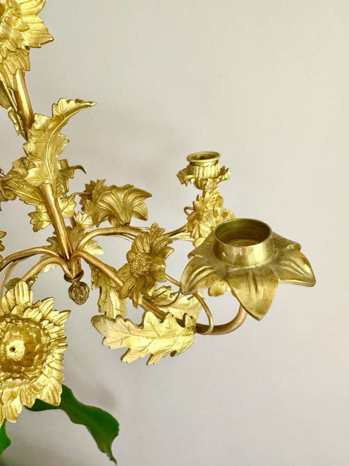 French Style Hanging Candelabra Chandelier Flowers