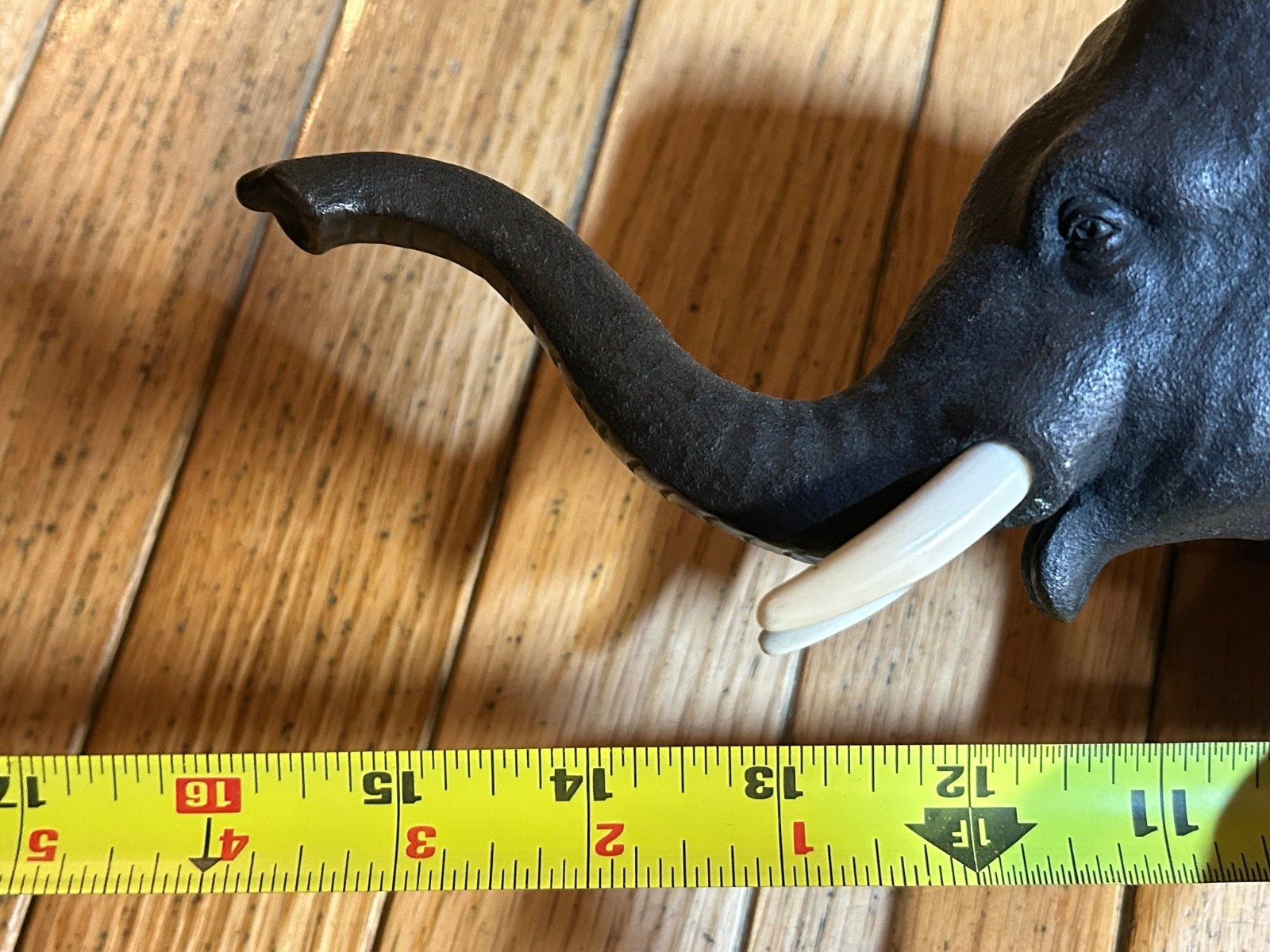 Antique Taisho Japanese Bronze Elephant Okimono Signed Houn Saka 15.5” 13.75lbs