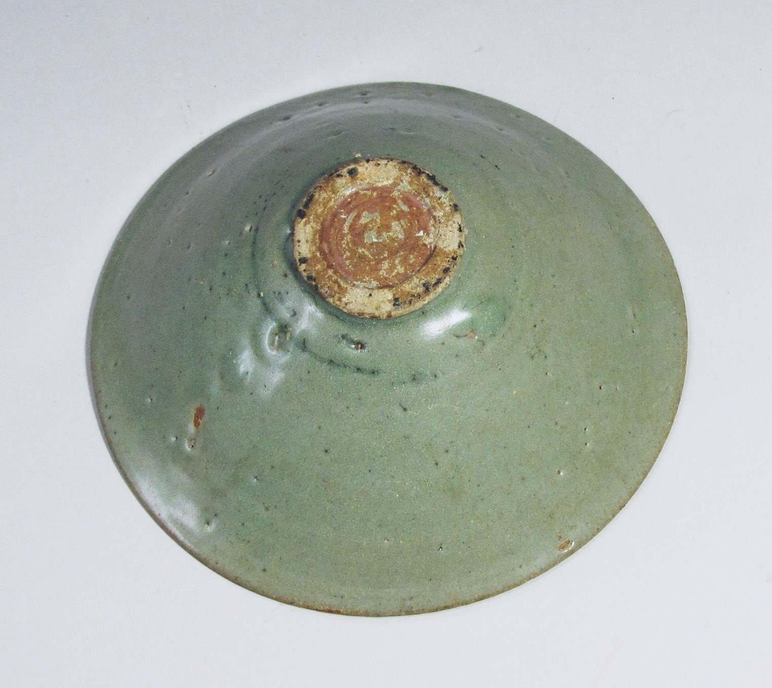 A Fine Korean Plain Rich Celadon Conical Bowl-11th C