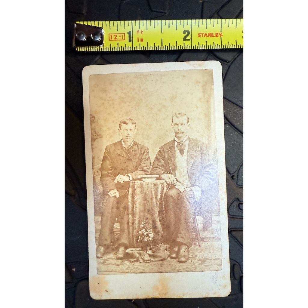 Antique Victorian CDV & Cabinet Card Photo Collection Sepia 1850-1899 2.5×4