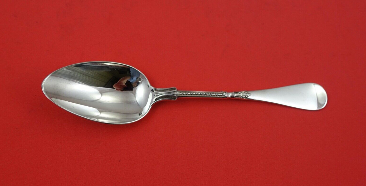 Pattern Unknown by Robert Linzeler Sterling Dessert Spoon 950 french sil 7 1/4″