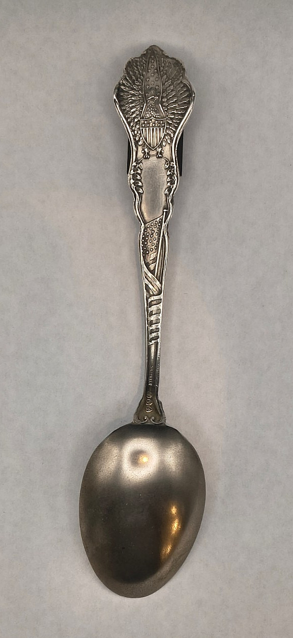 Sterling Silver Souvenir Spoon-Old Faithful | Yellowstone Park