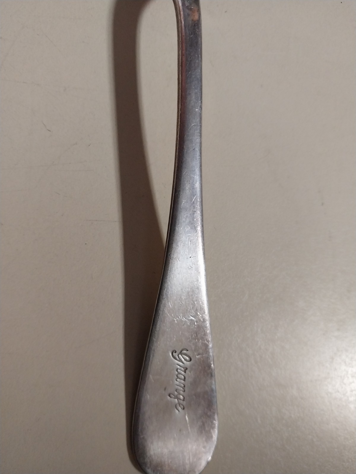 king’s plate spoon plain used