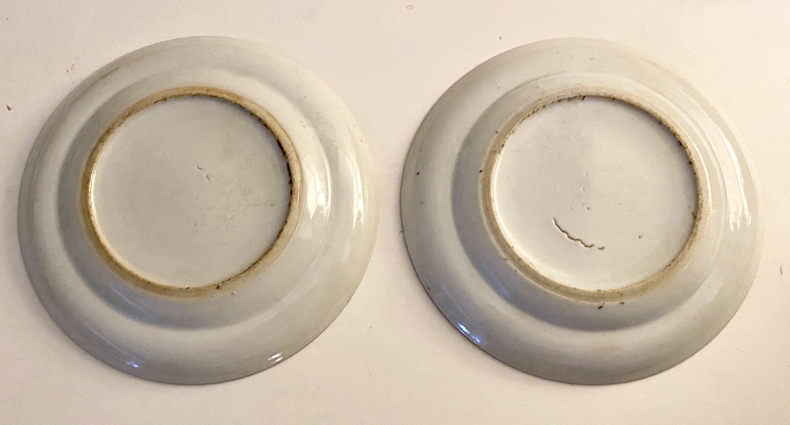 Superb Pair of Antique 19th C. Chinese Famille Rose Plates c.1850-1899
