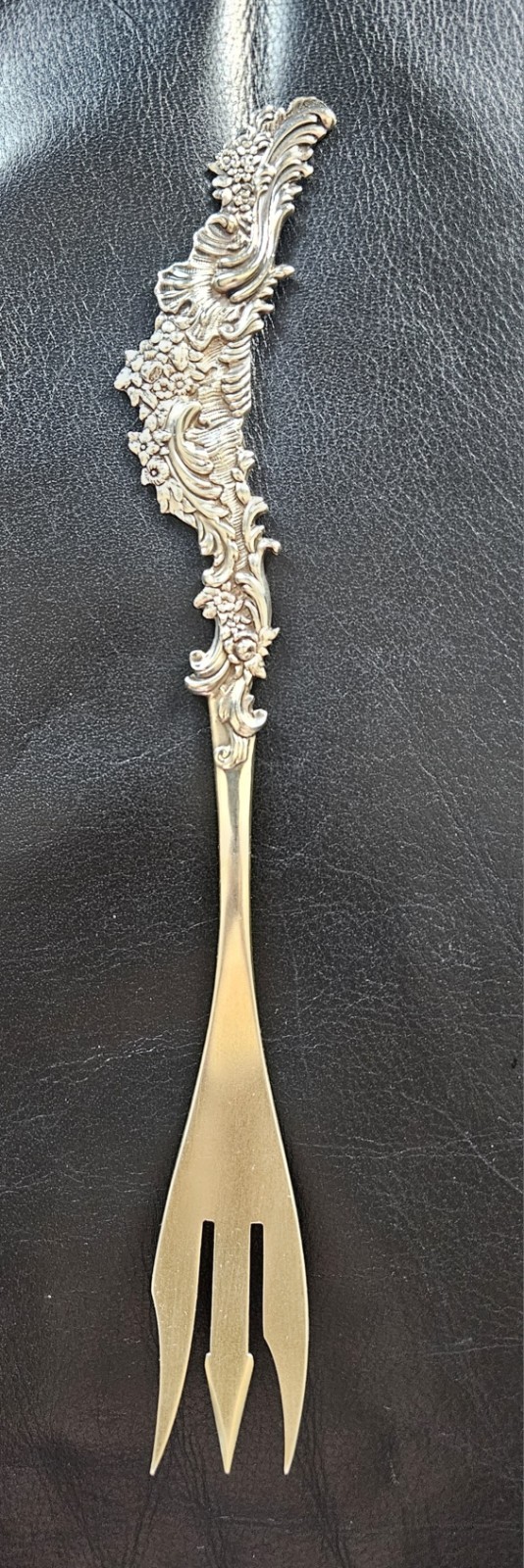 Shiebler Sterling Serving Fork 10 3/4” 98 grams