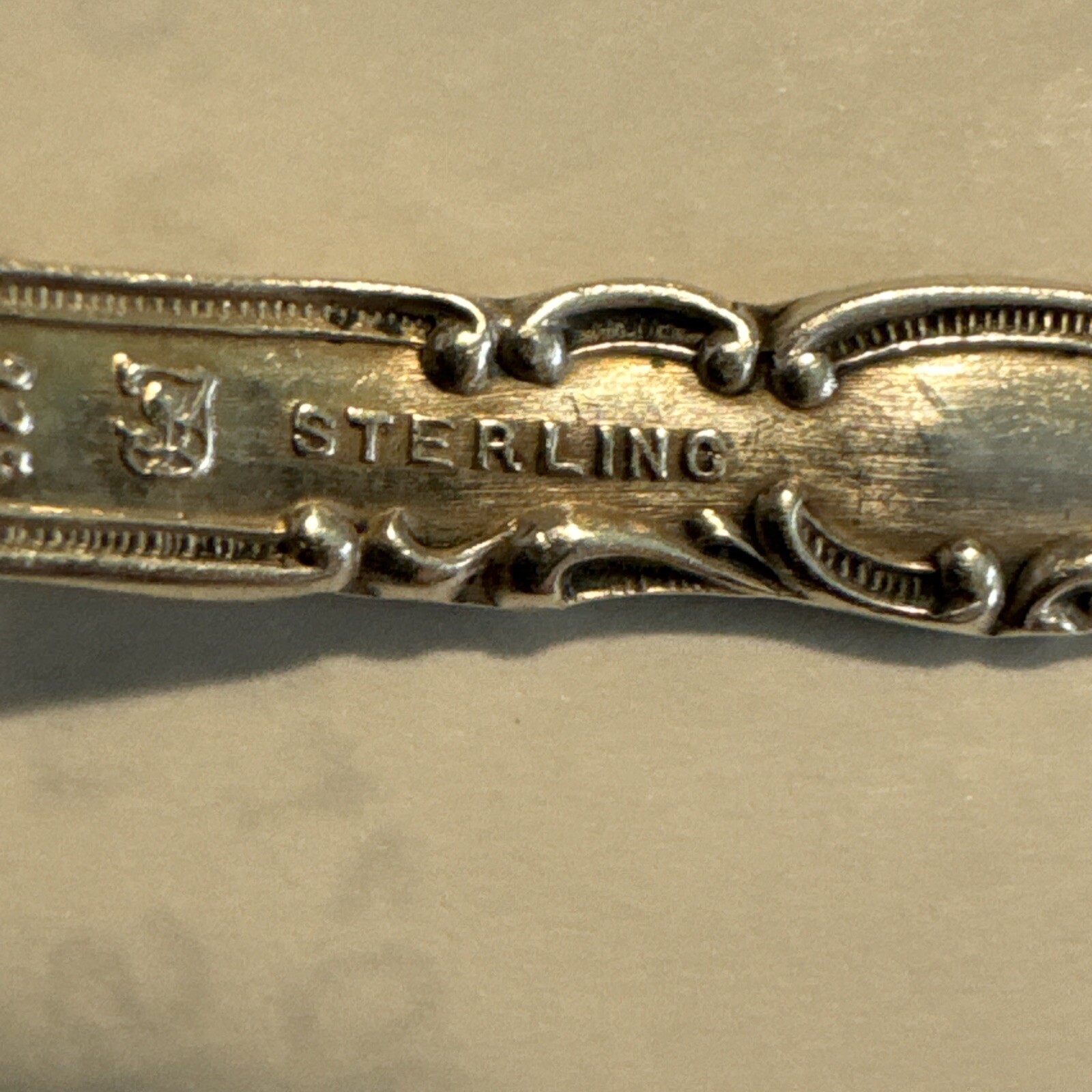 1905 -Sterling Silver Kansas Souvenir Spoon , Nice