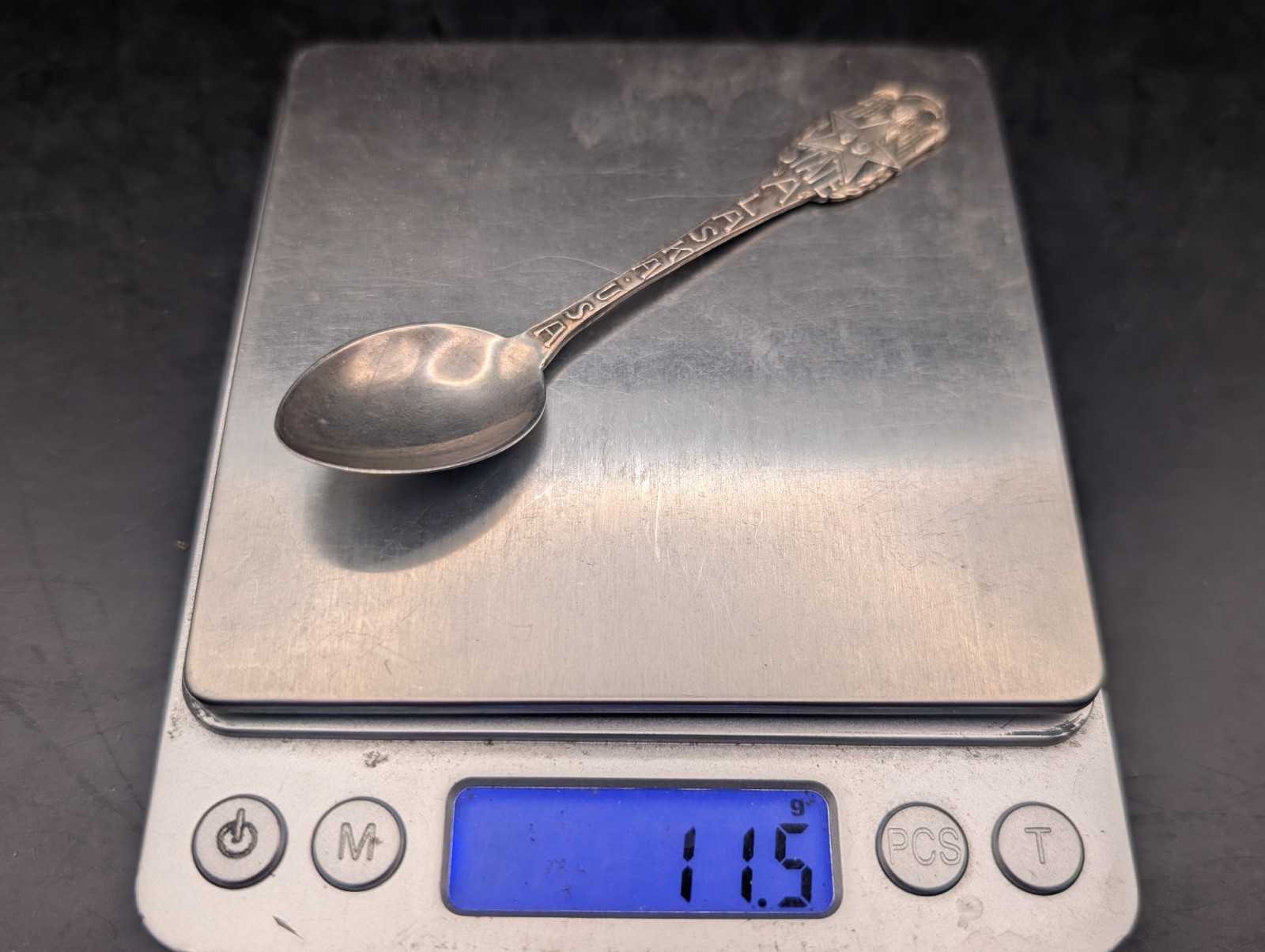 🔥 VTG JOSEPH MEYER STERLING SILVER 49TH STATE ALASKA SOUVENIR SPOON 11.5 GRAMS