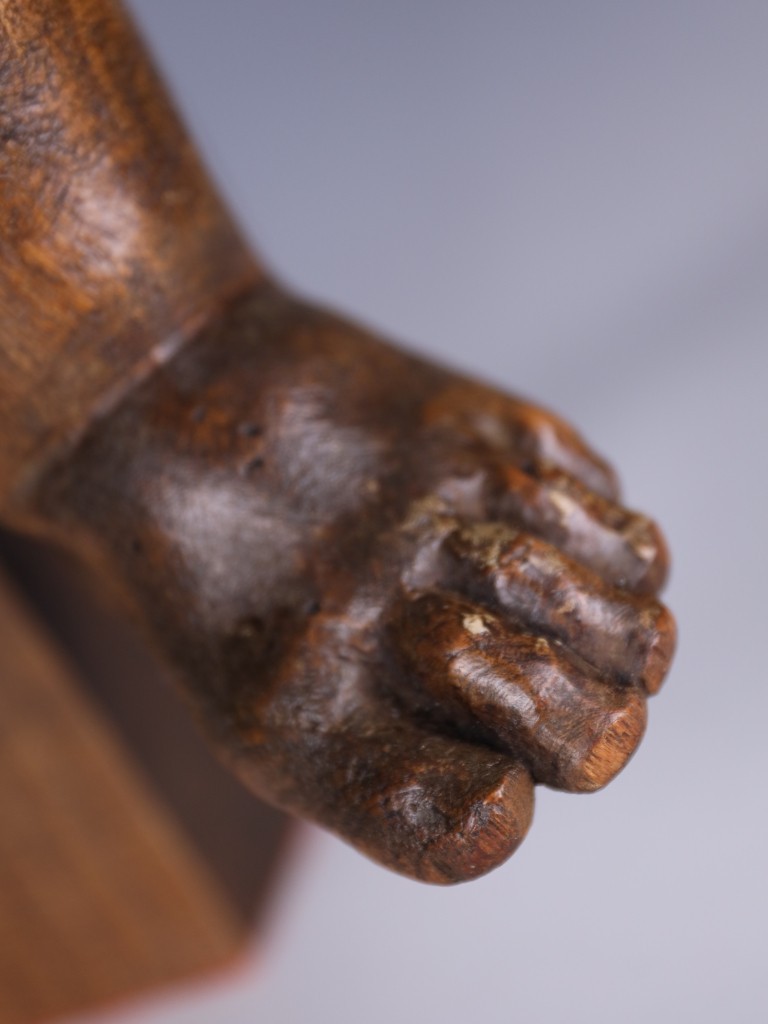 Large Italian Carved Wooden Putto Cherub Figure | Late 18th Century Ecclesiastic