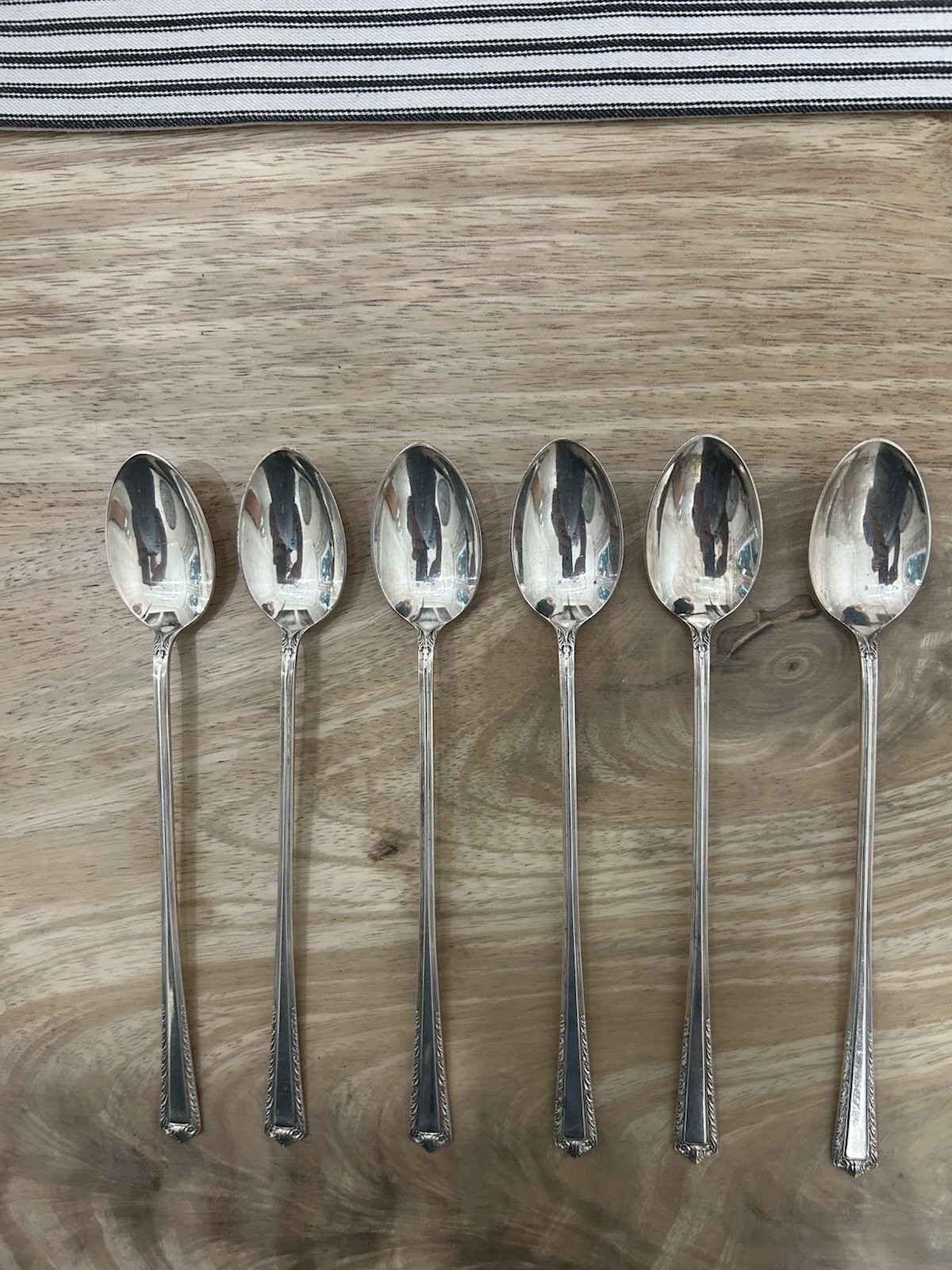 Processional- Fine Arts / International Sterling set of 6 Iced Beverage Spoons