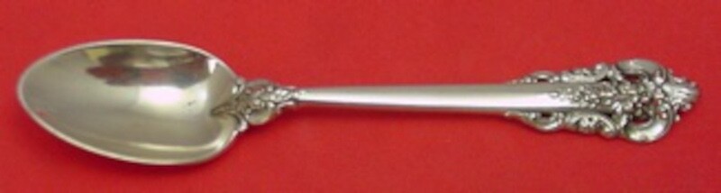 Grande Baroque by Wallace Sterling Silver Demitasse Spoon 4 1/4″
