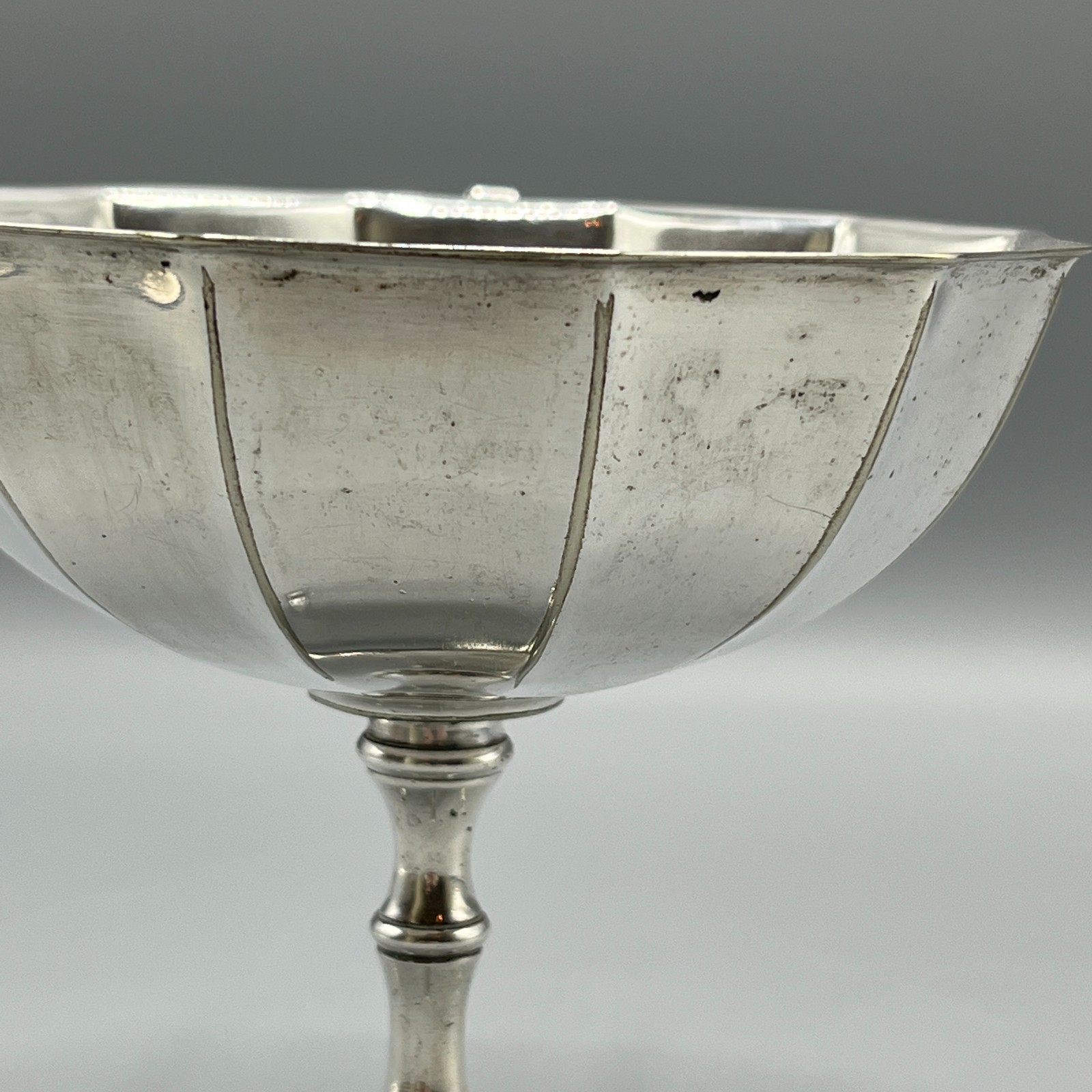 Antique Silver Plated Sugar Bowl / Bon Bon Dish & Tong Set c1912 Afternoon Tea