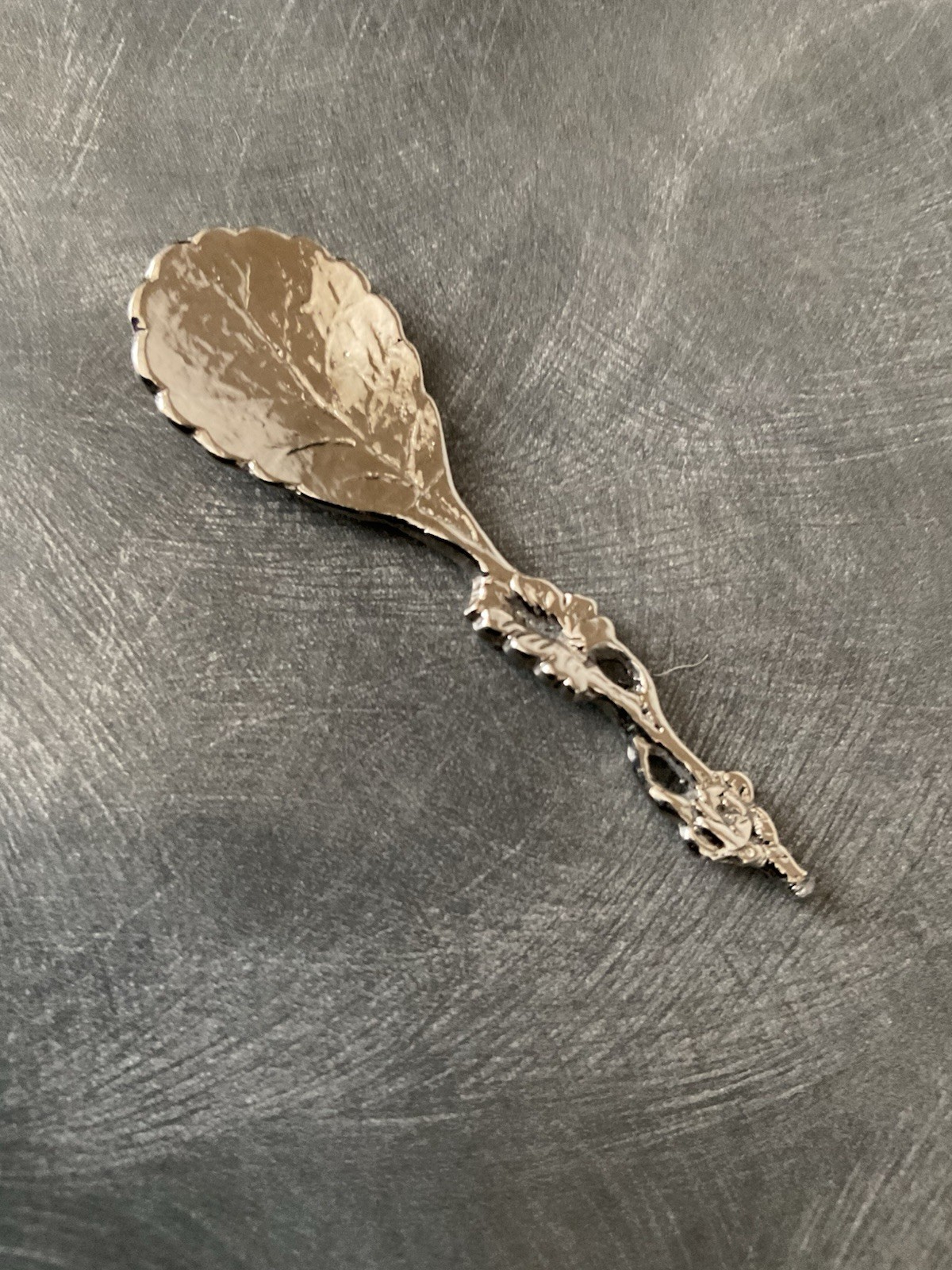 SUPERB SILVER NATURALISTIC SPOON CIRCA 1900