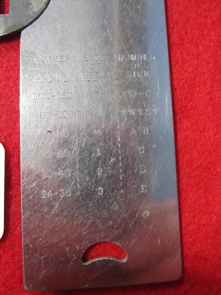 VINTAGE FRANKLIN TREADLE SEWING MACHINE SLIDES & NEEDLE PLATE