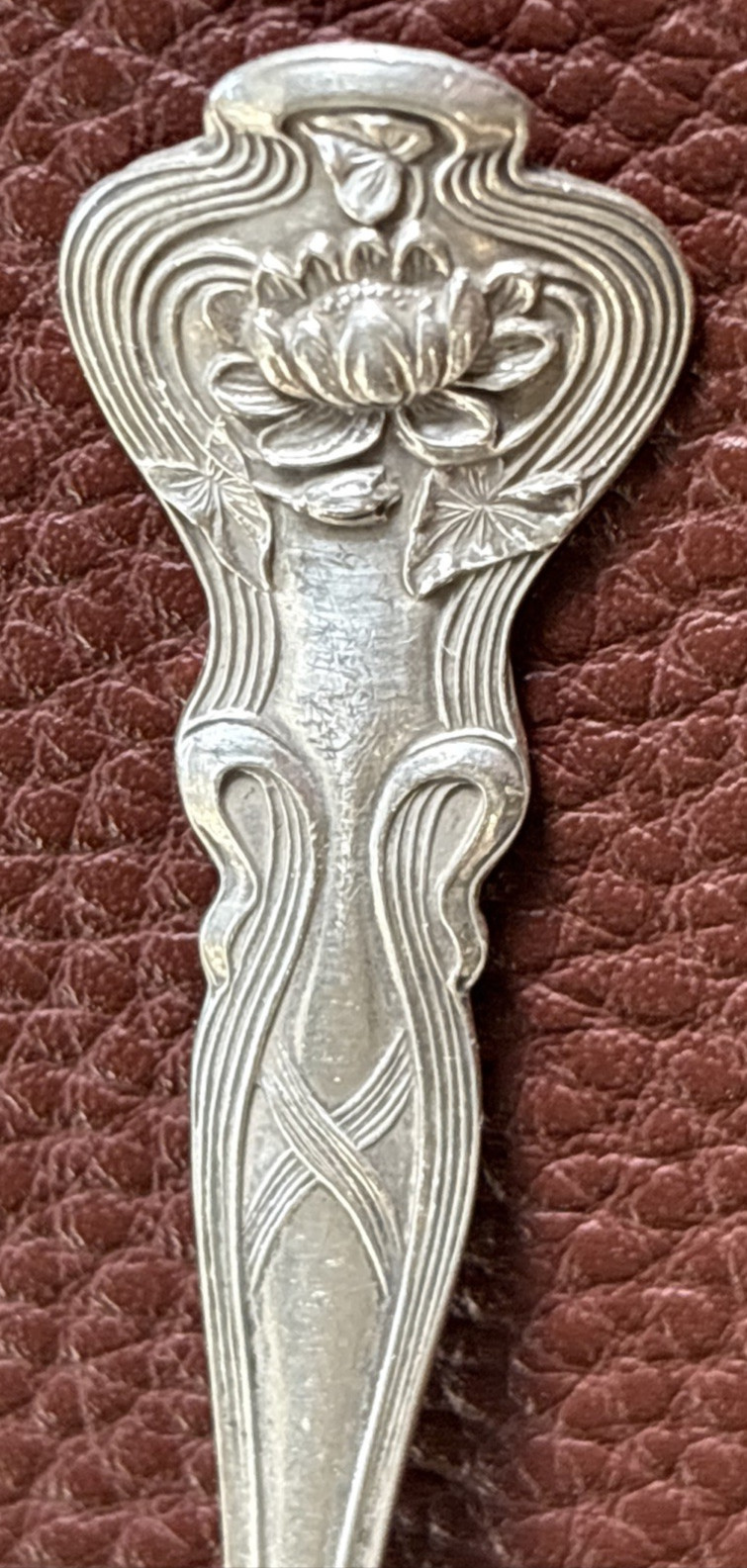Cabildo New Orleans LA 5.25″ Sterling Souvenir Spoon Pond Lily Pattern P&B 17g