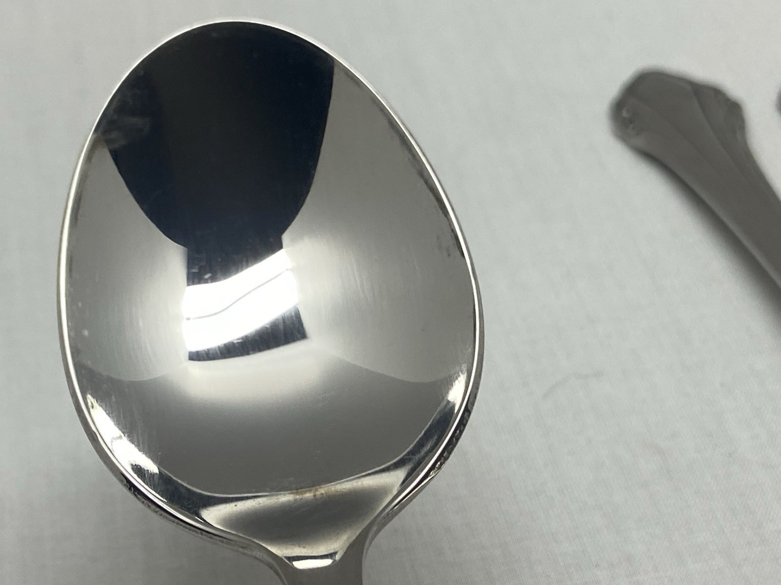 8 ~ 1881 Rogers Oneida LTD Bittersweet Repose Stainless Flatware Soup Spoons `
