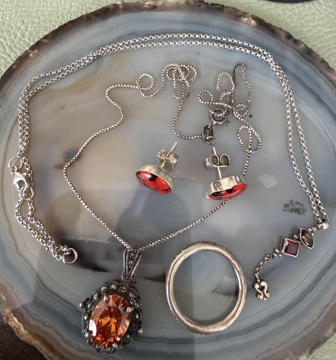 925 sterling silver jewelry lot
