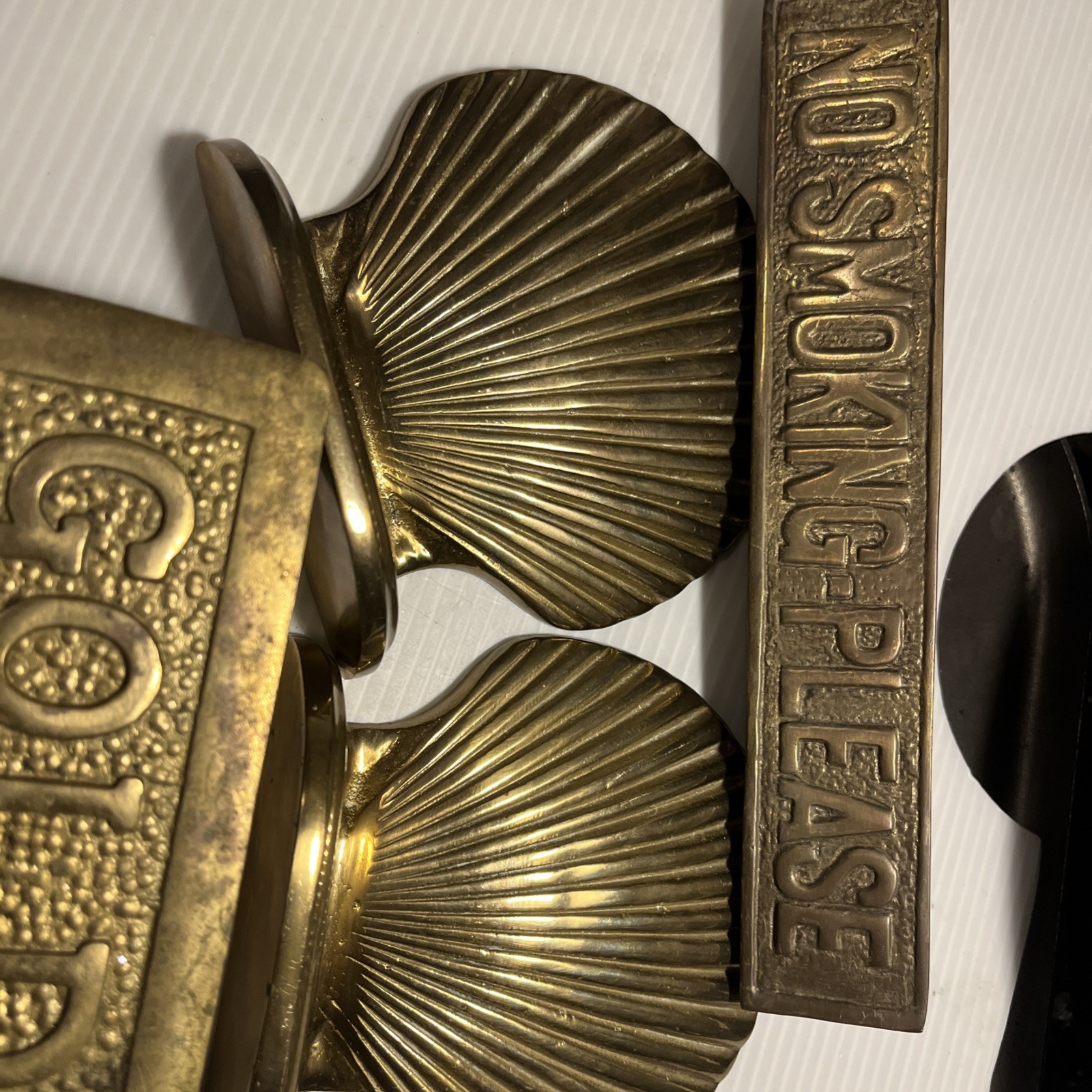 Lot 5 PCS Brass 6.5 Pounds Mixed Lot Vintage