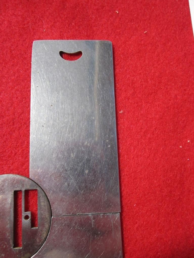 VINTAGE FRANKLIN TREADLE SEWING MACHINE SLIDES & NEEDLE PLATE