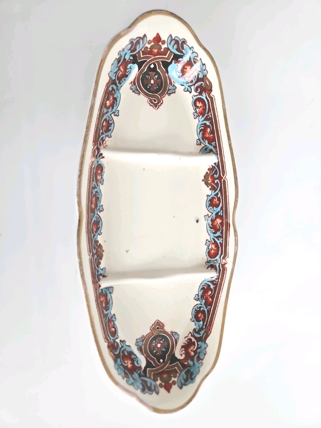 19th Century English Starfforshire Plate. A1