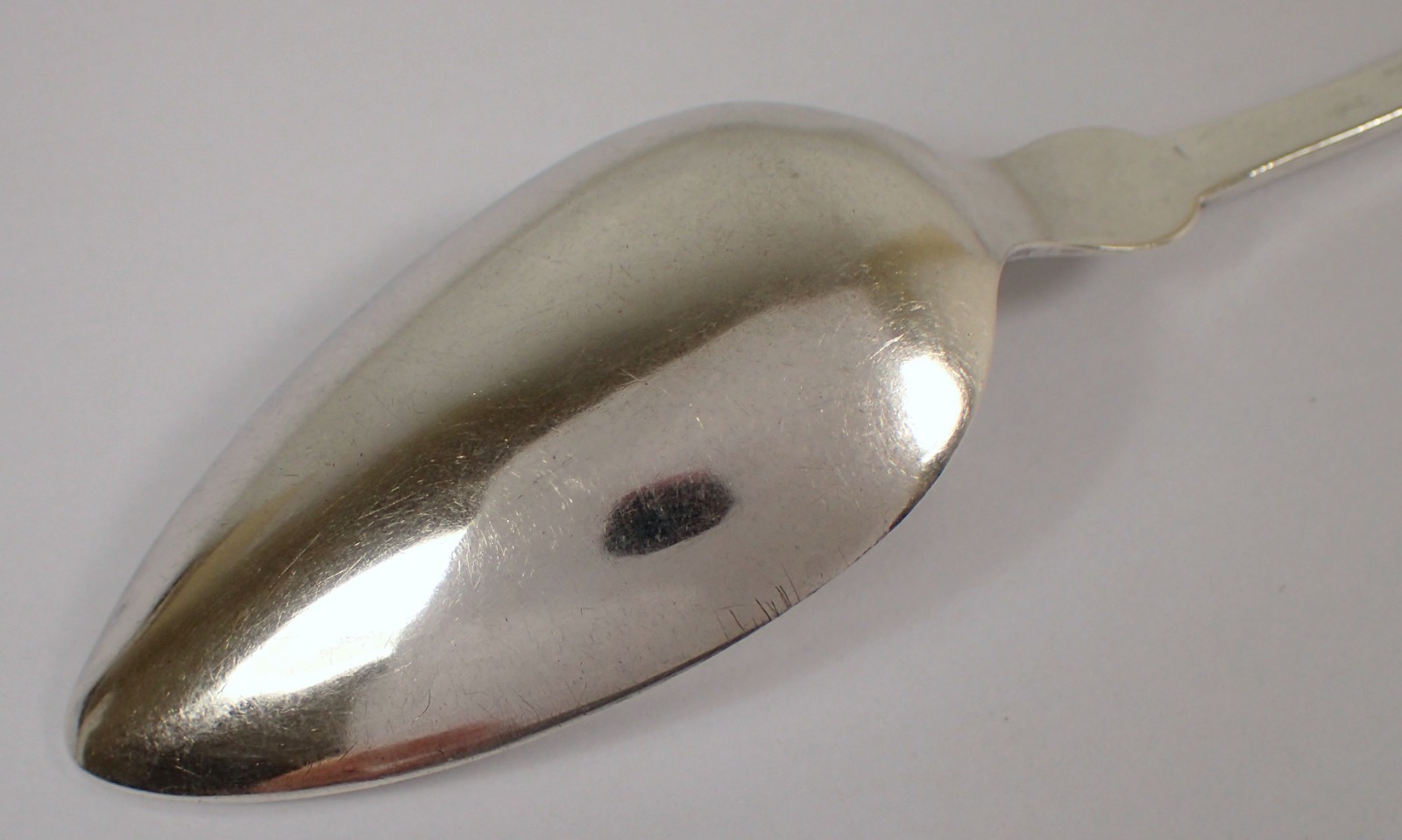 ESTATE Antique Signed American 18.9g Coin Silver Teaspoon 6 1/8″ Spoon Hulbert