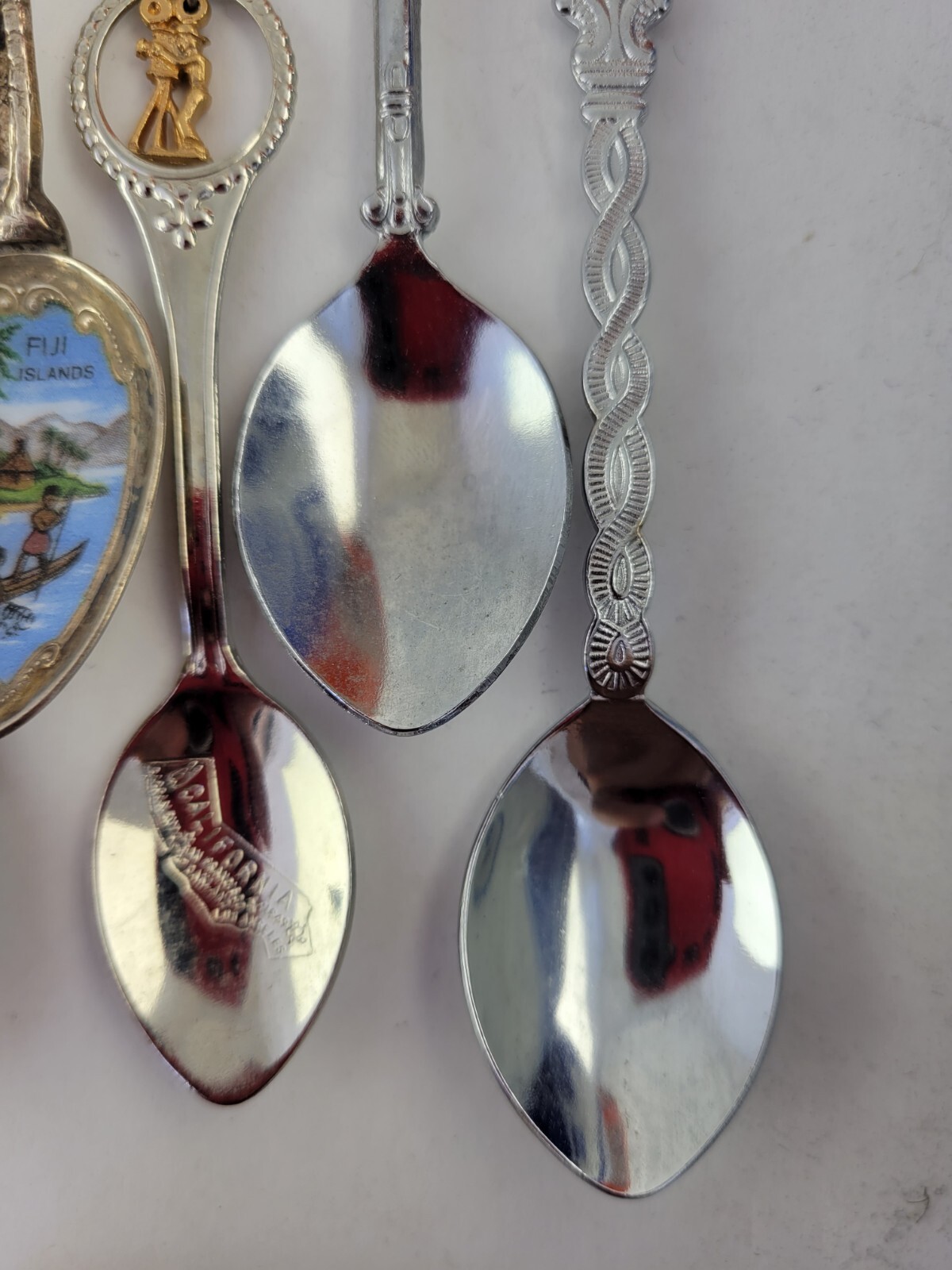 17pc Set of Vintage Souvenir Spoons Germany, Arizona, London, Vegas, Paris