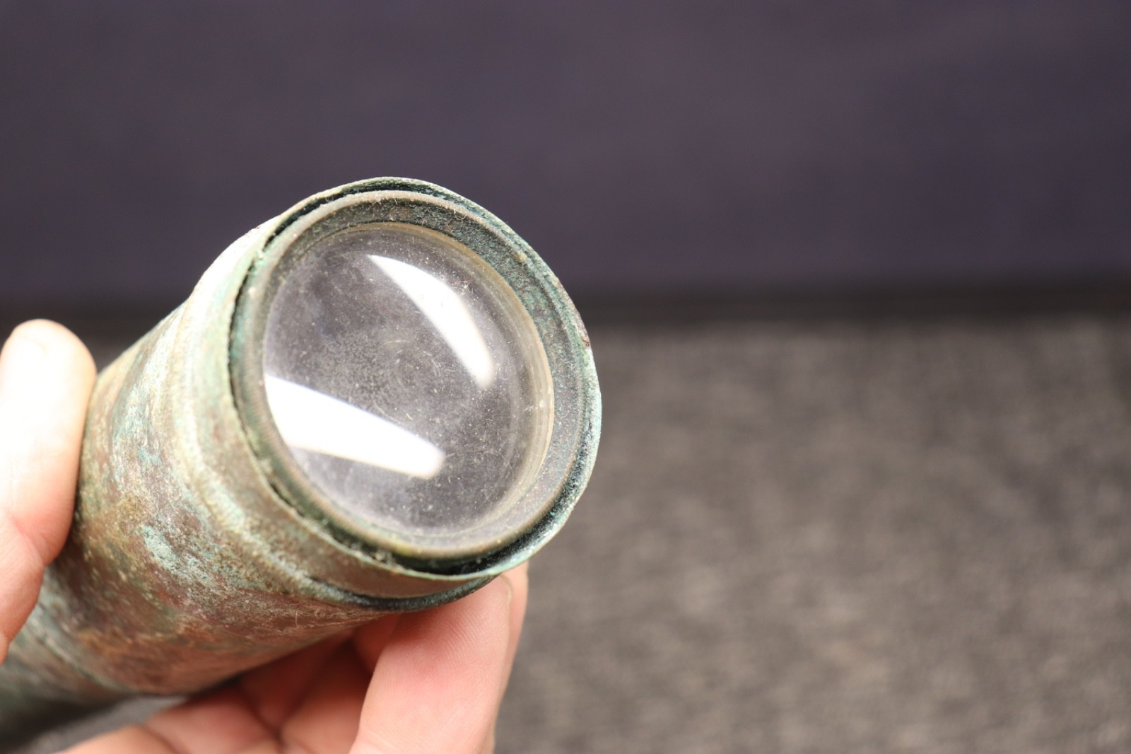 Antique 8″ Brass Ship Captain’s Spyglass Scope Military Naval ? Unknown Parts?