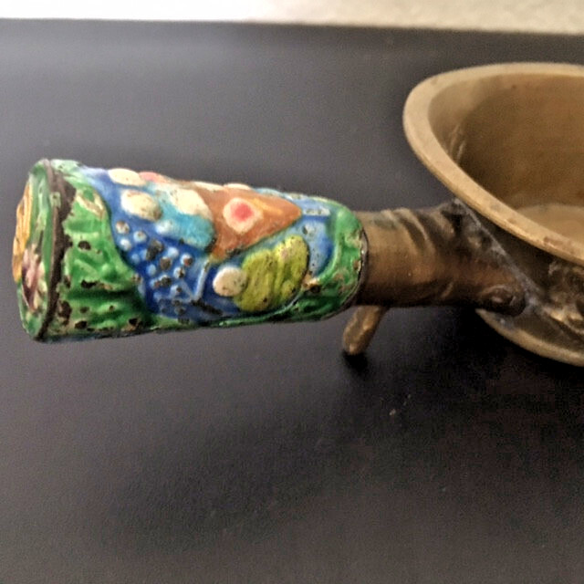 Asian Antiques, Enamel, Cloisonne, Brass, Silk Iron, “Dragon”, 1900-1940, China