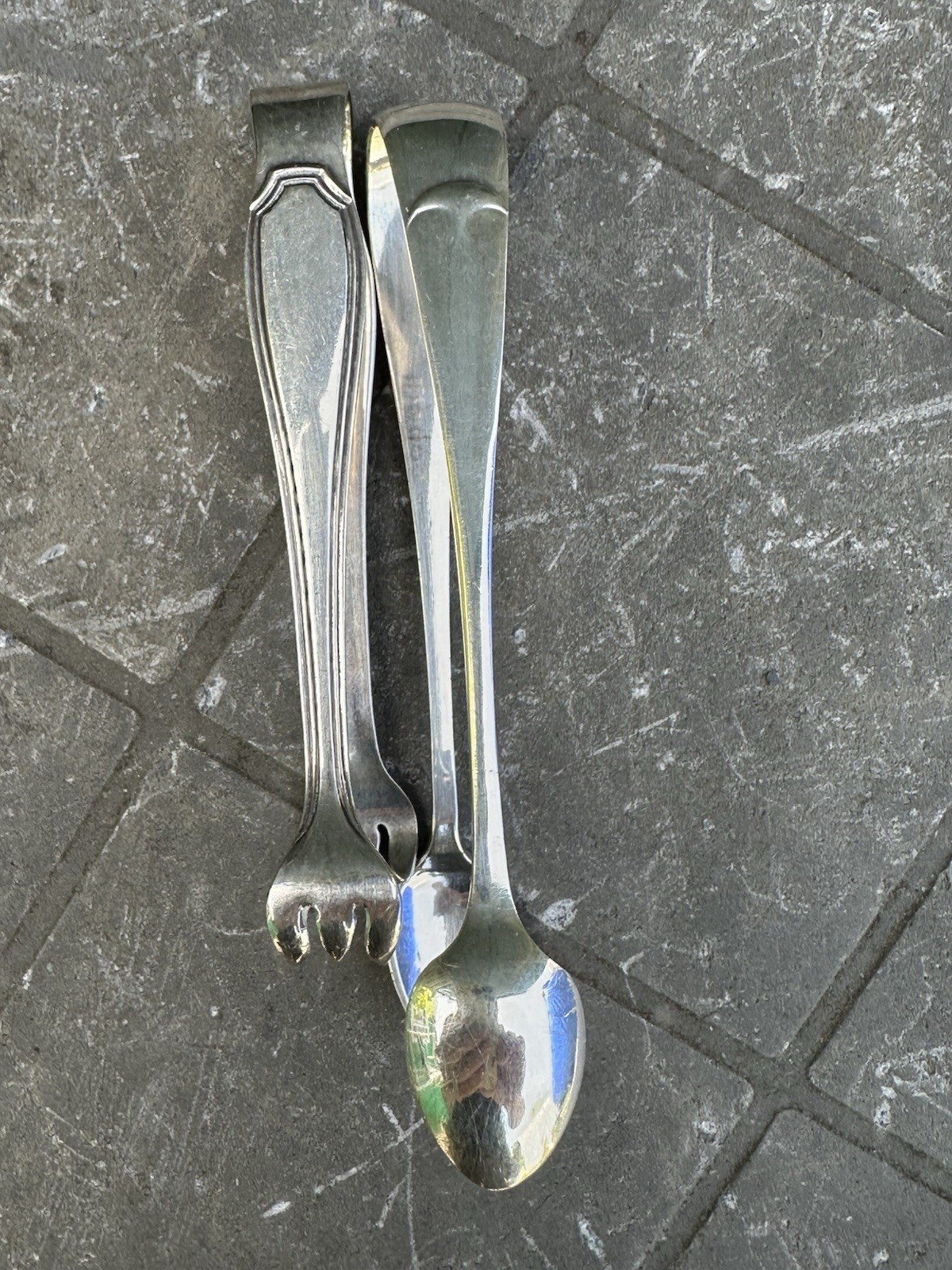 Vintage Silver Plate Sugar Tongs