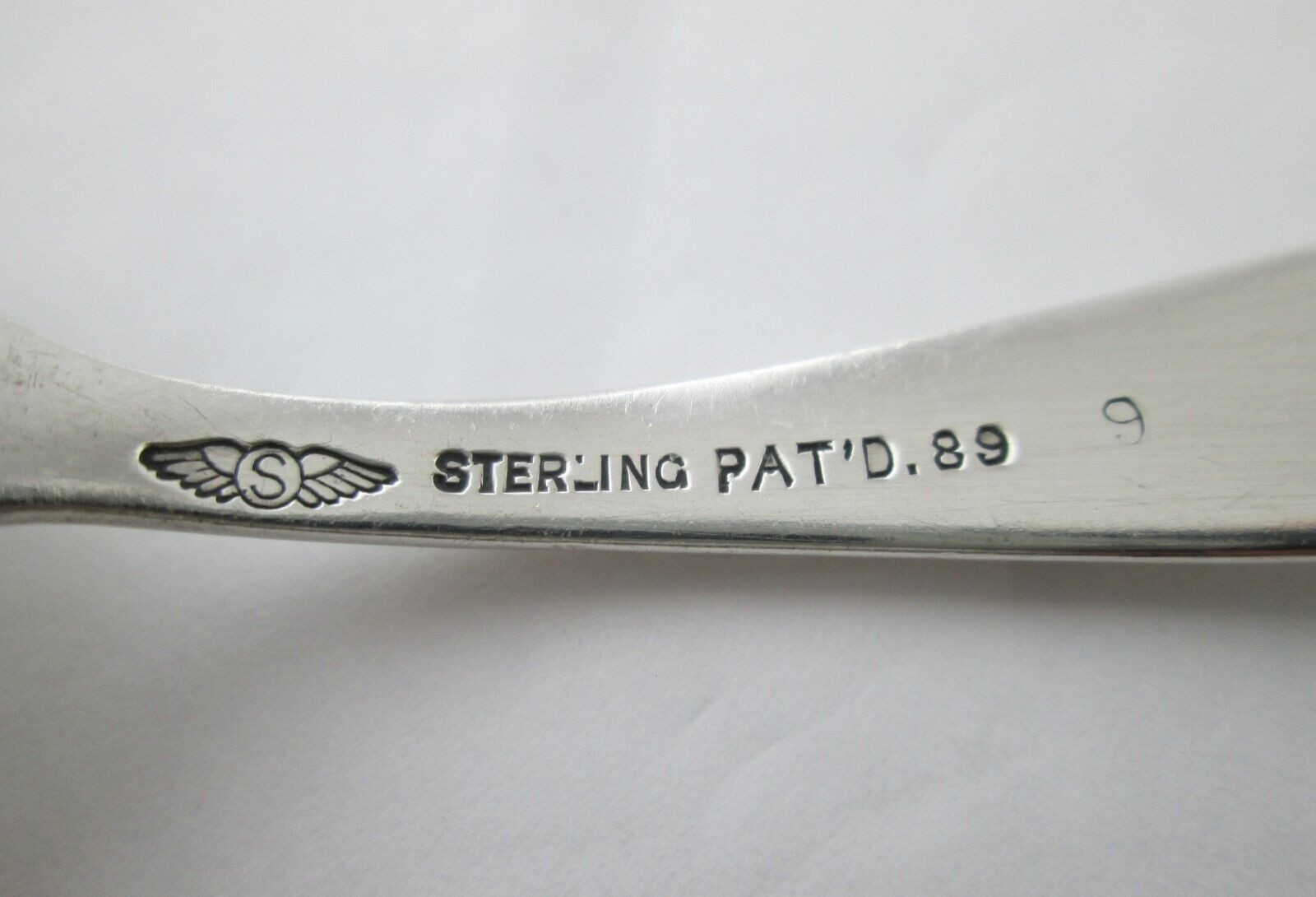FLORA by Shiebler Sterling Silver Teaspoon # 9 5 5/8″