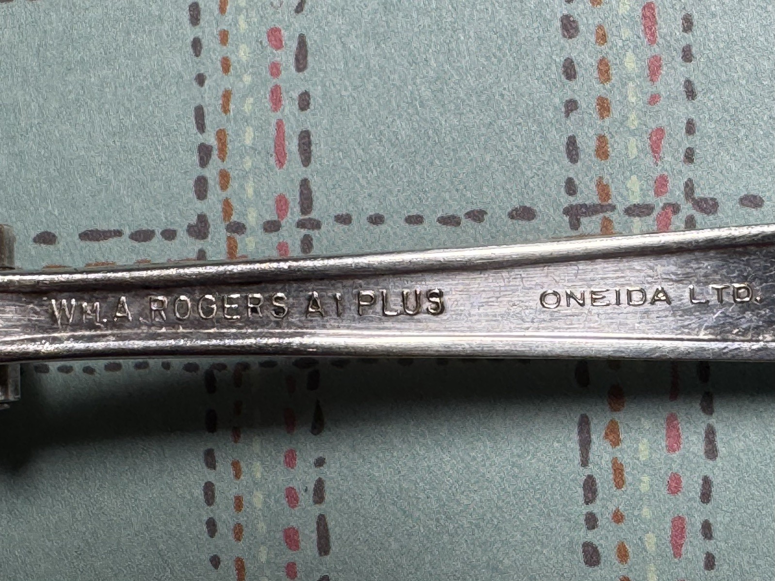 c1949 WMA Rogers EVERLASTING Tea Infuser Spoon Handle Hinged Bowl Excellent