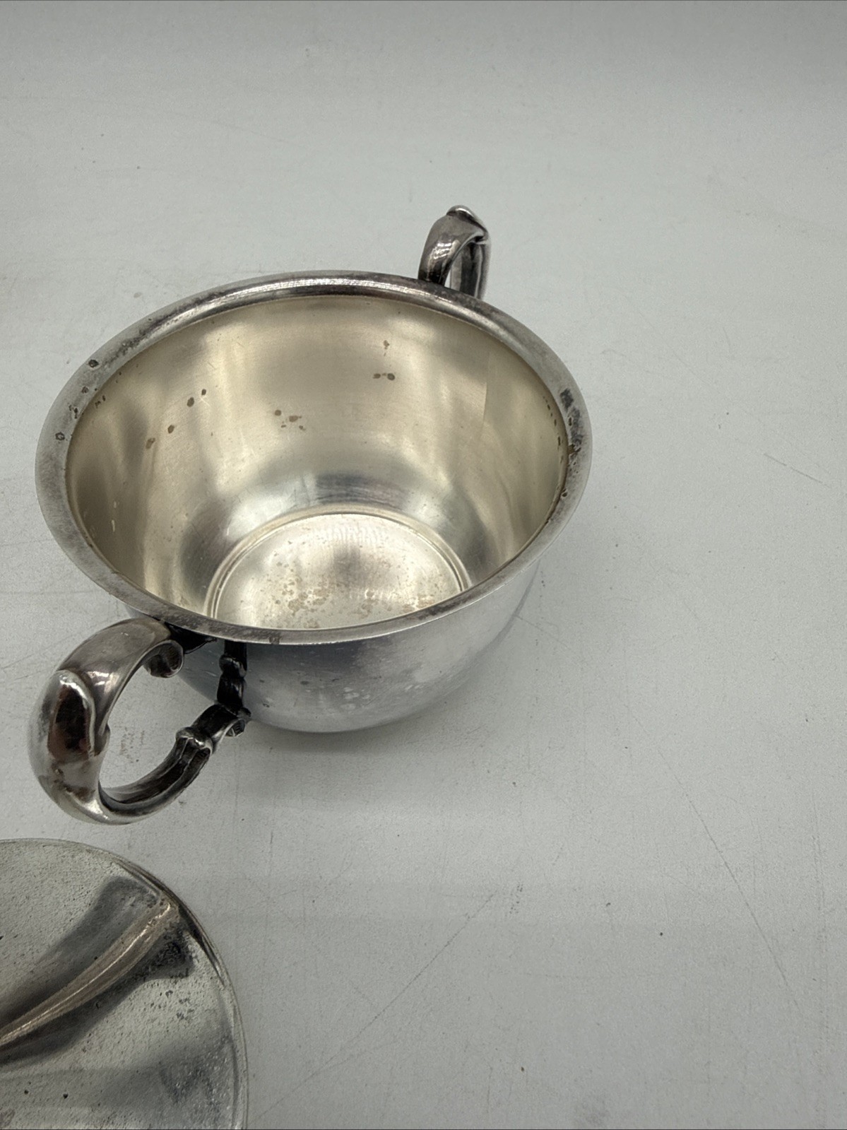 Vintage Silverplate Creamer & Sugar Bowls Lot of 2
