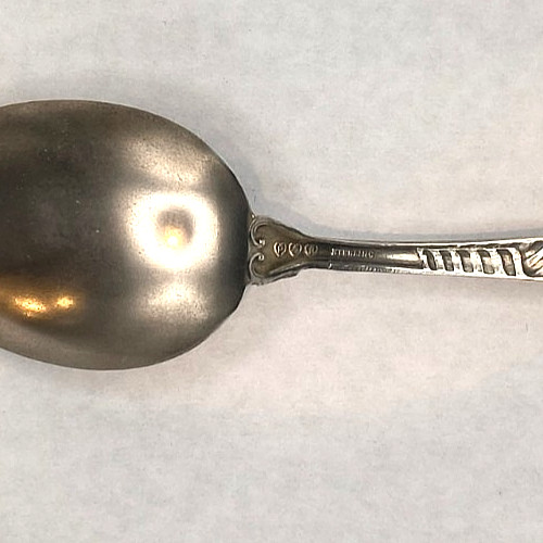 Sterling Silver Souvenir Spoon-Old Faithful | Yellowstone Park