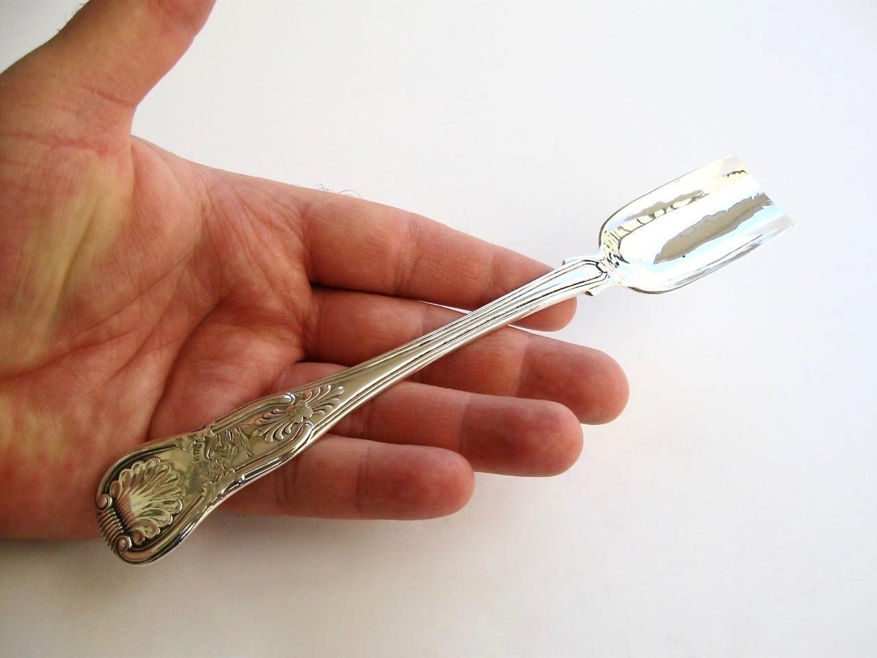 Rare 1821 Scottish Sterling Silver Cheese Spoon Stilton Scoop – Clan Munro!
