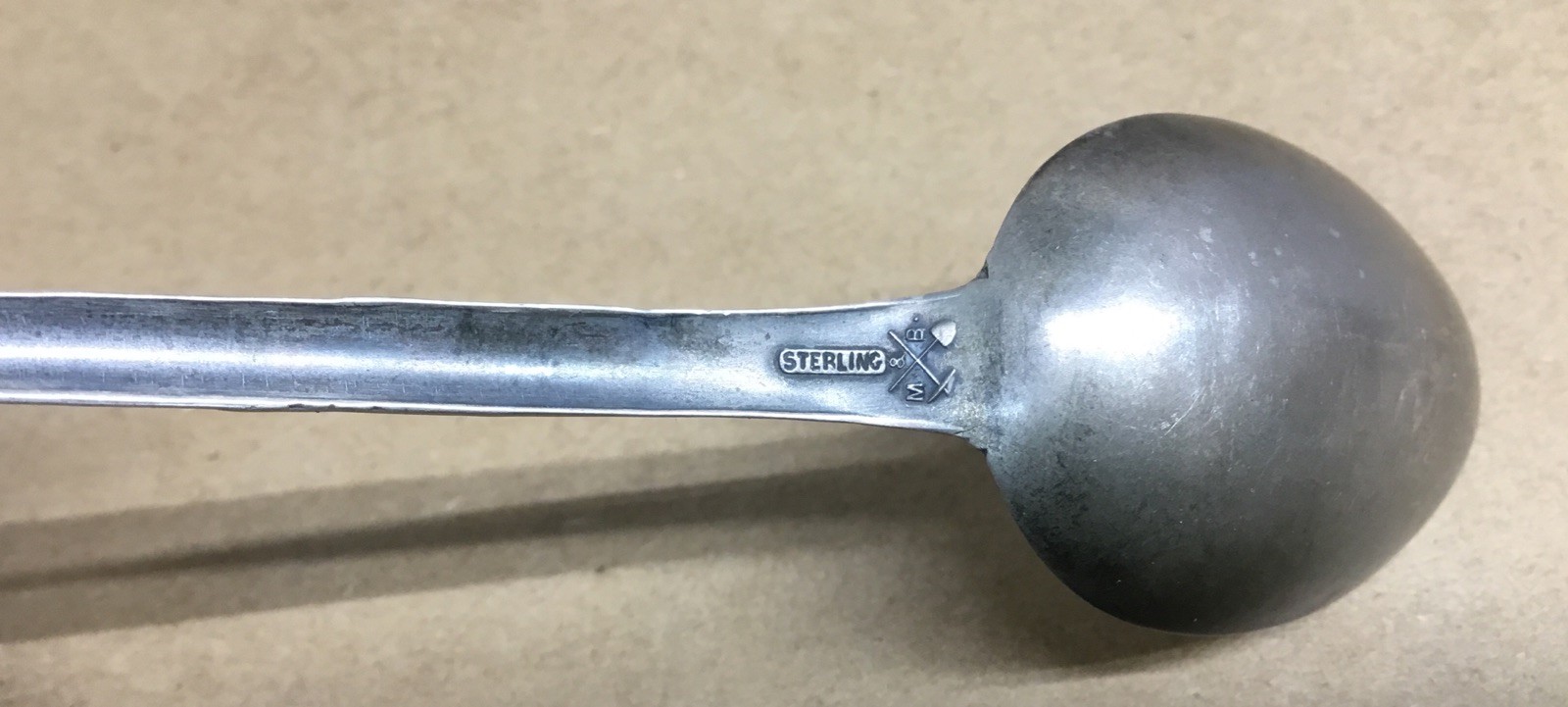 Vintage Sterling Silver Petersburg Alaska Souvenir Spoon Totem Pole ………..[B29-1]