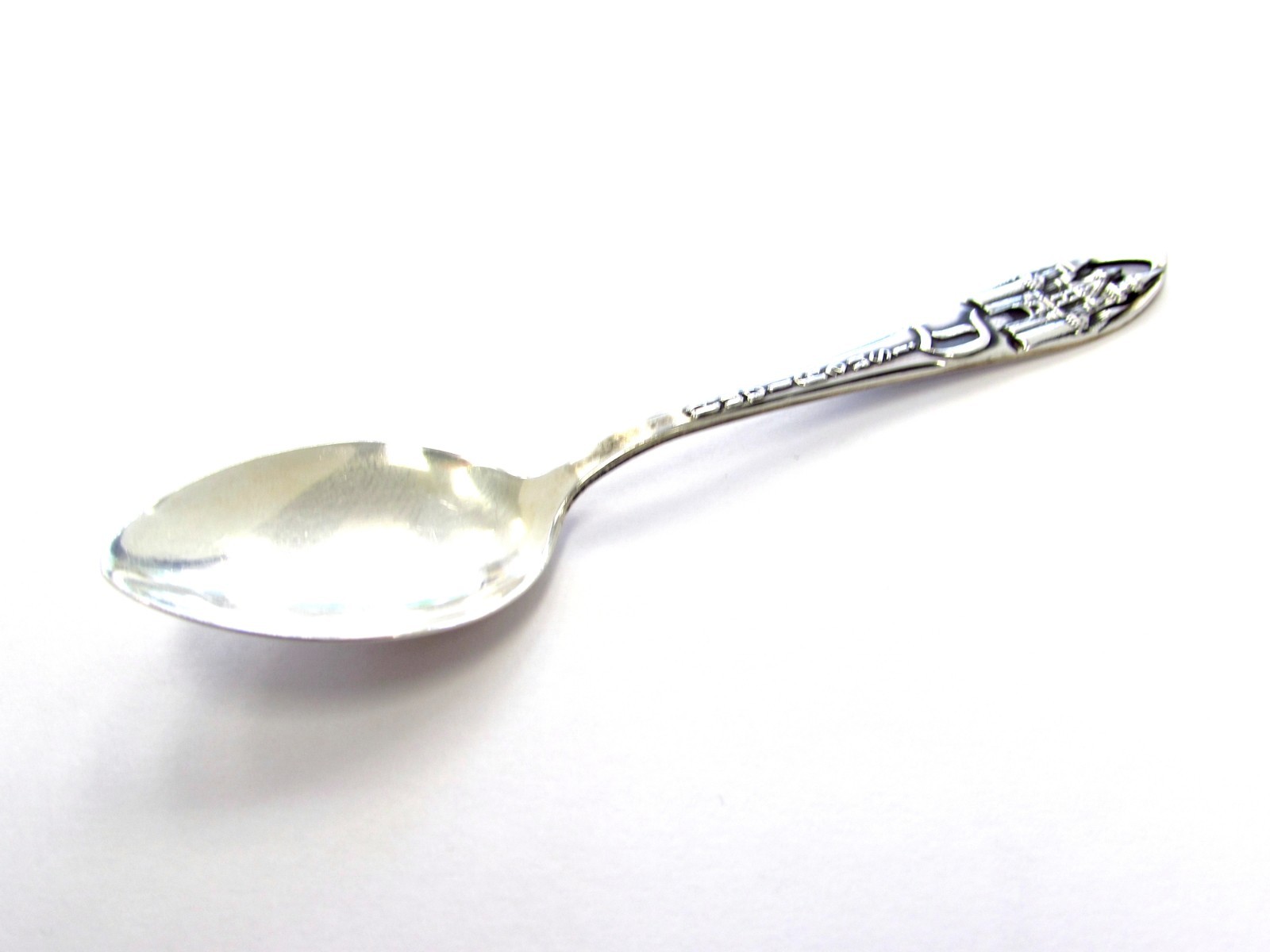 Vintage Sterling Silver Disneyland Walt Disney Productions Souvenir Spoon Castle
