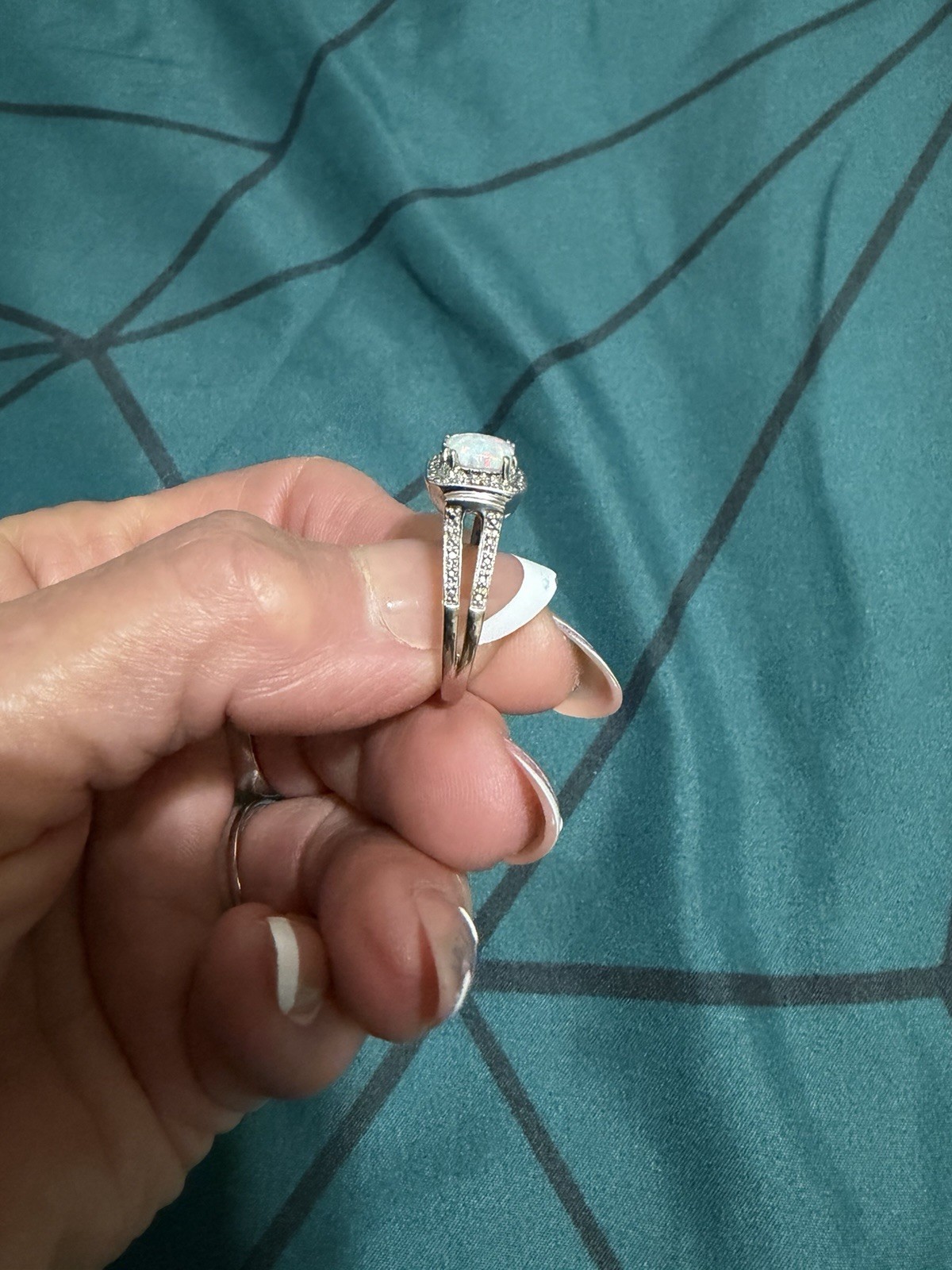 a lot of sterling silver jewelry Mossanite
