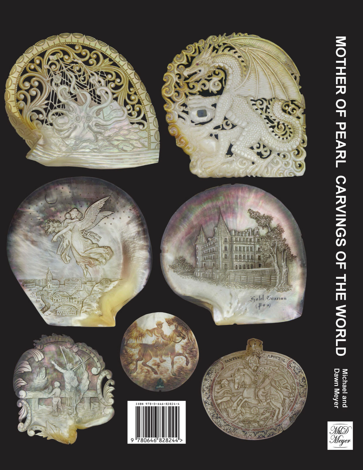 IMPORTANT REFERENCE BOOK : MOTHER OF PEARL CARVINGS OF THE WORLD BY M & D MEYER