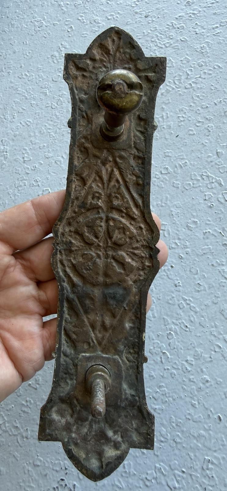 Antique Door Handle Pull Aesthetic Eastlake Old Bronze 9 1/4”